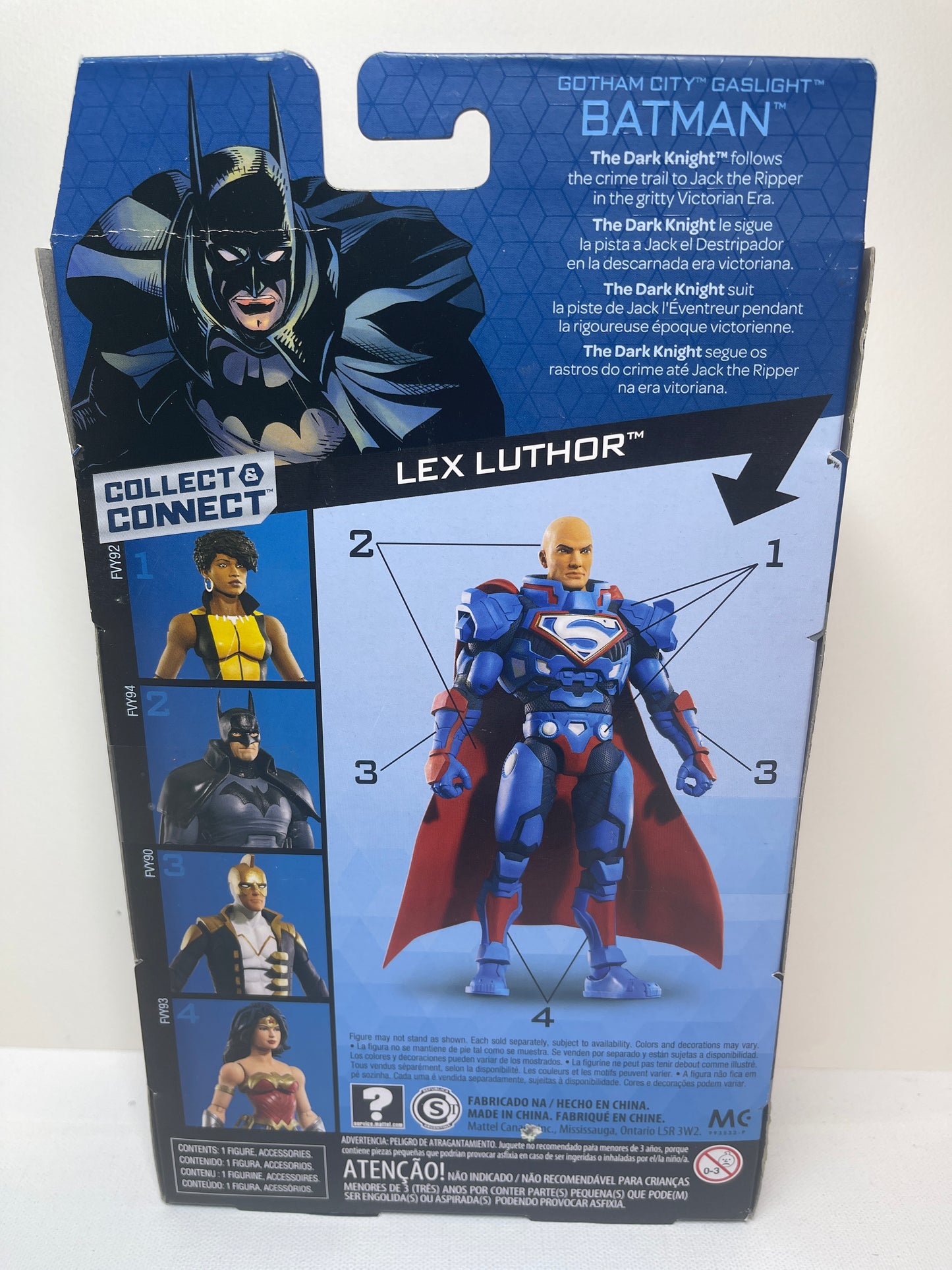DC Multiverse Batman with Collect & Connect Lex Luthor