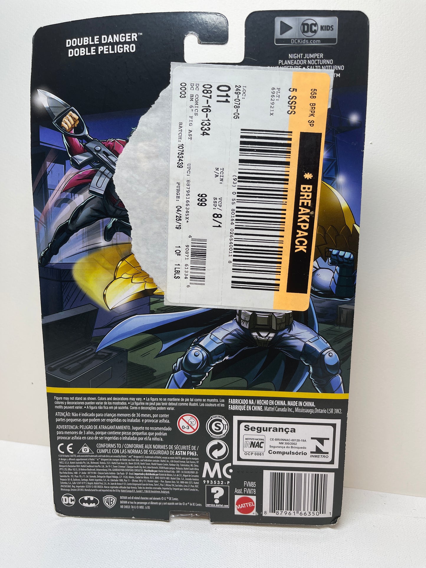 DC Batman Missions Night Jumper