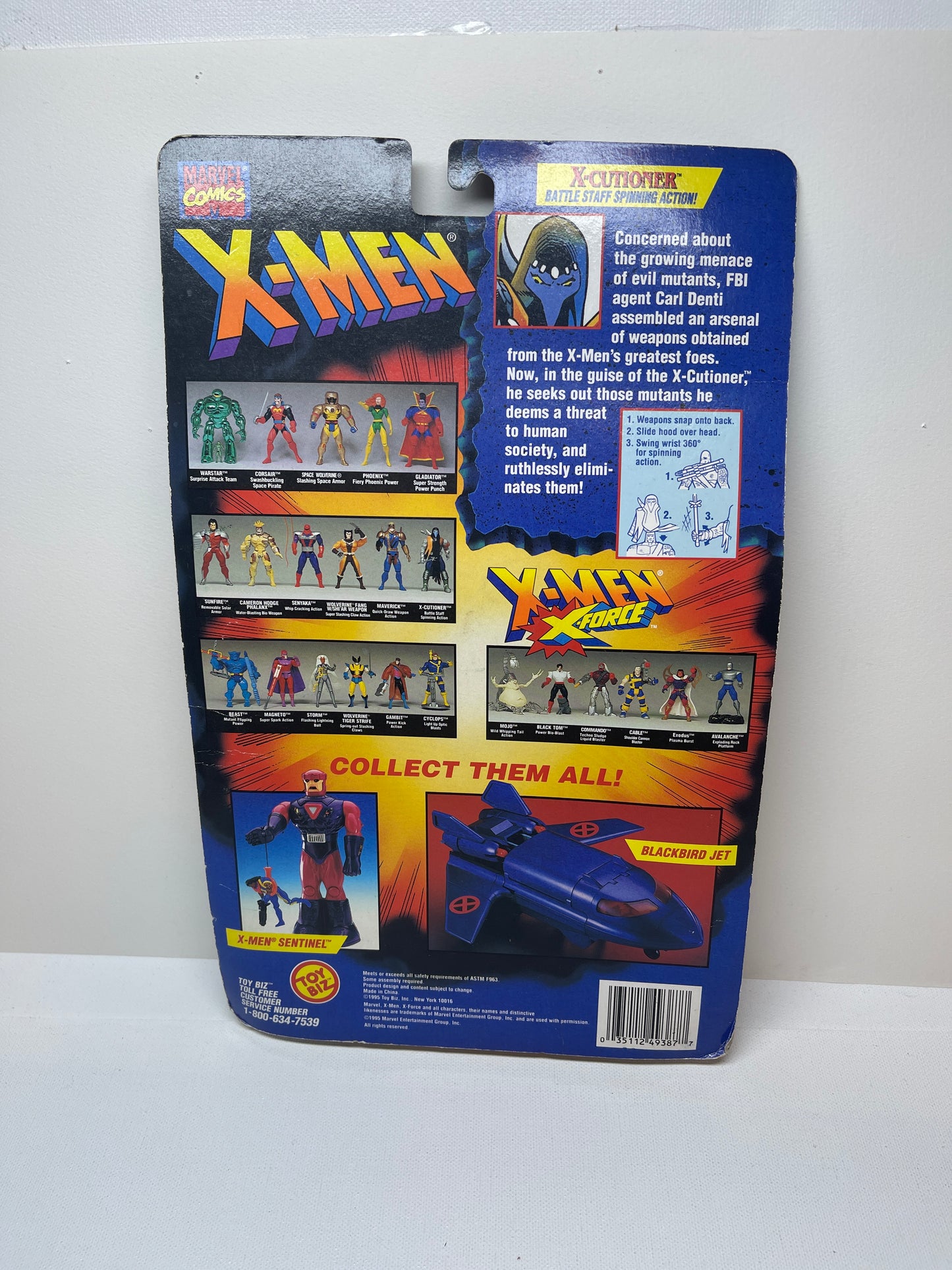 X-Cutioner with Battle Staff Spinning Action