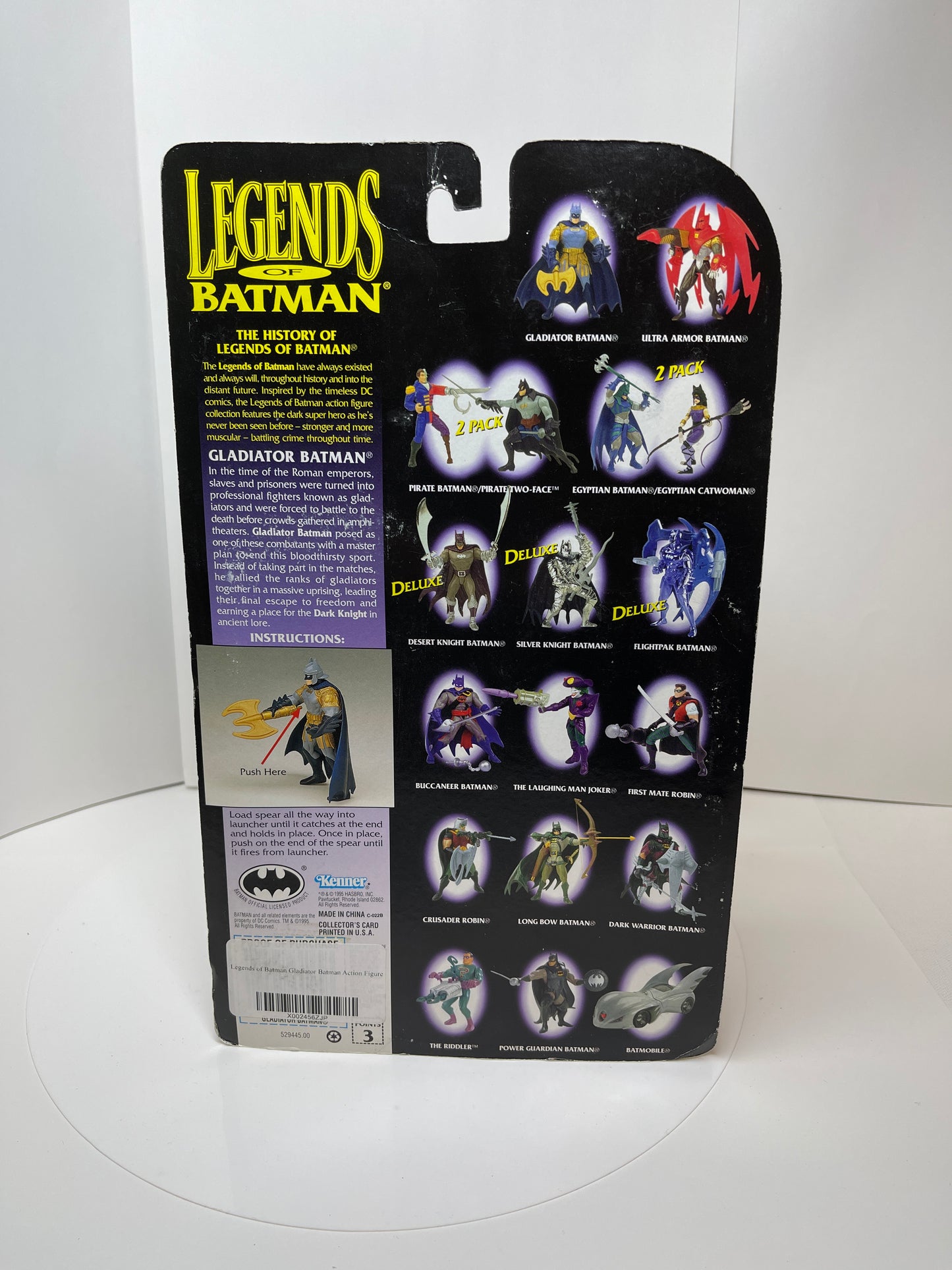 Legends of Batman Gladiator Batman with Spear Launcher