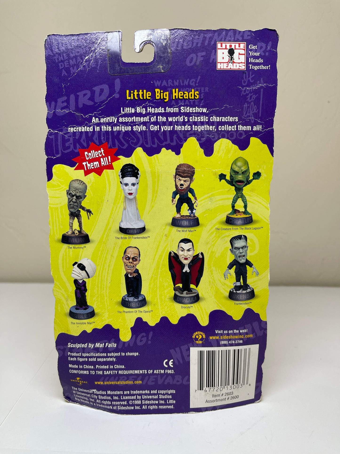 The Mummy UNIVERSAL STUDIOS MONSTERS Little Big Heads
