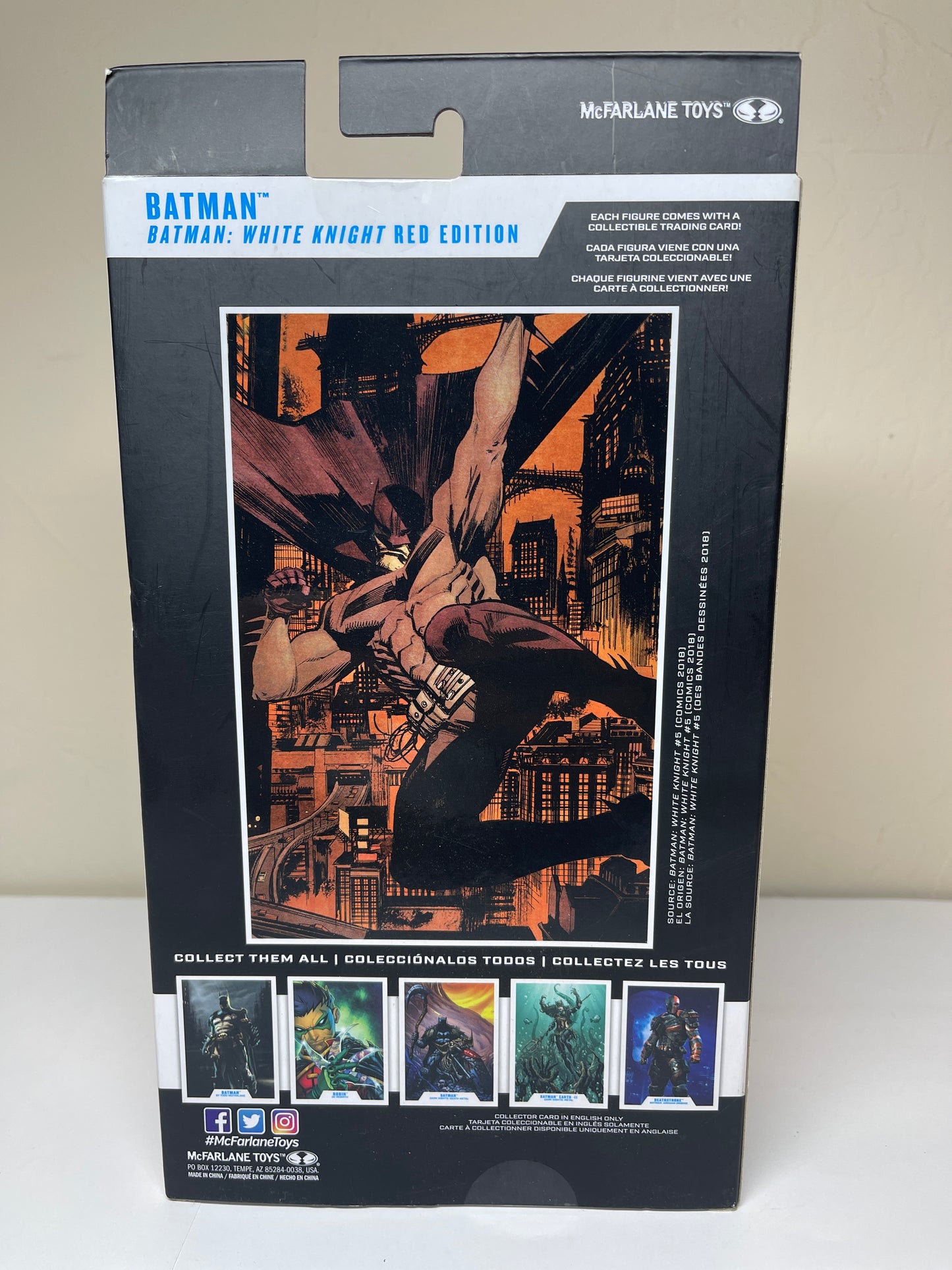 DC Multiverse Batman White Knight Red Edition