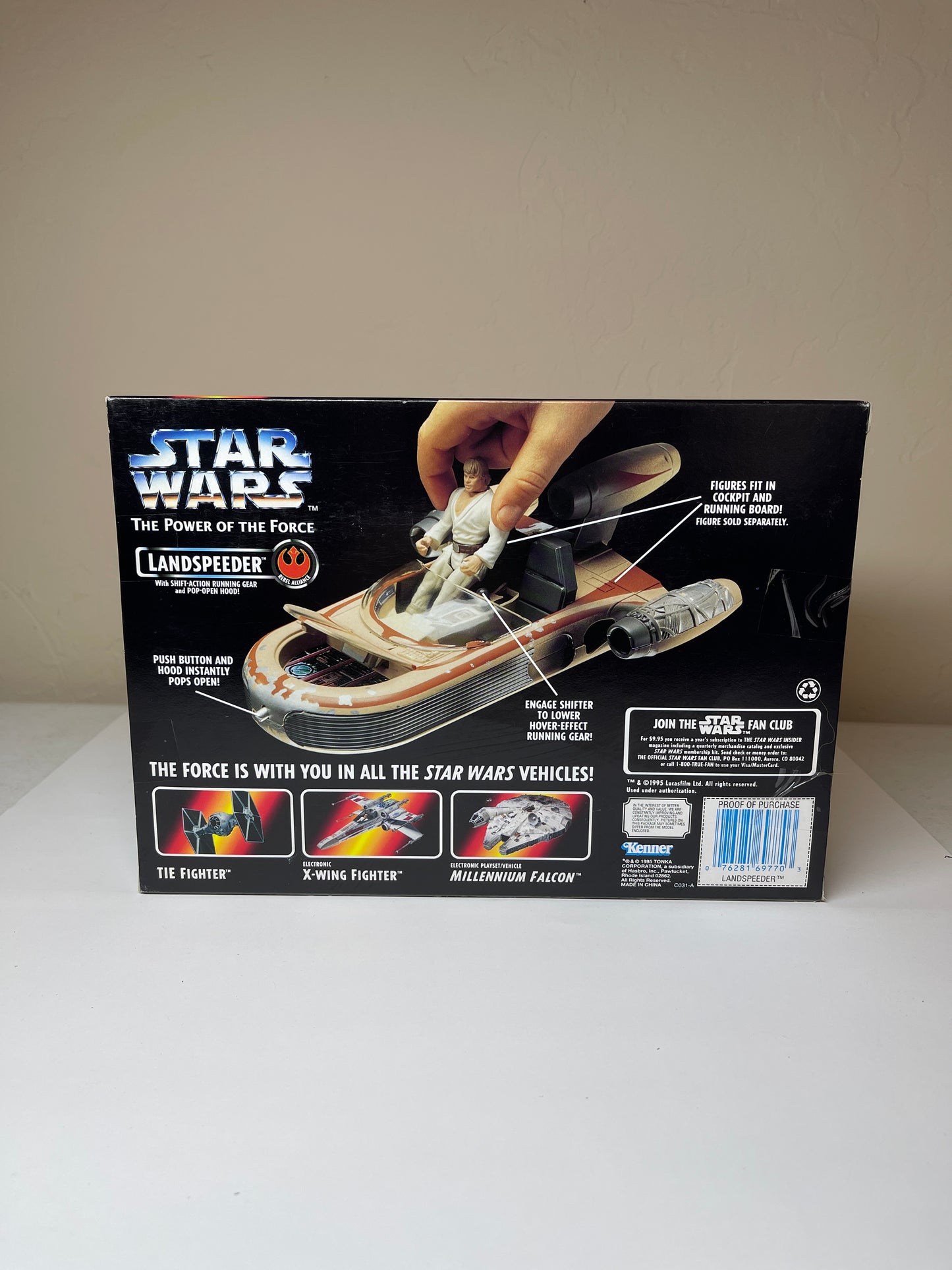 Landspeeder with Shift Action Running Gear and Pop-Open Hood Star Wars The Power of the Force