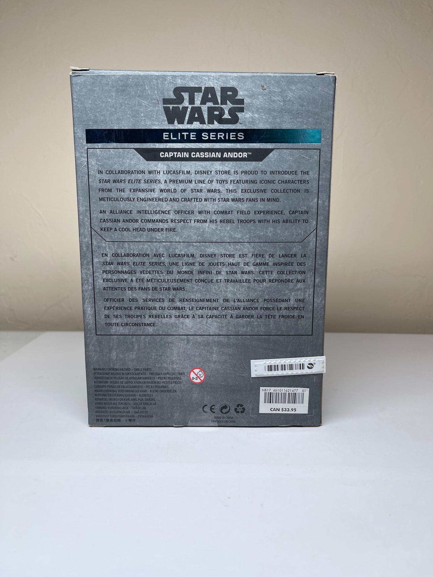 Captain Cassian Andor Die Cast Star Wars Elite Series