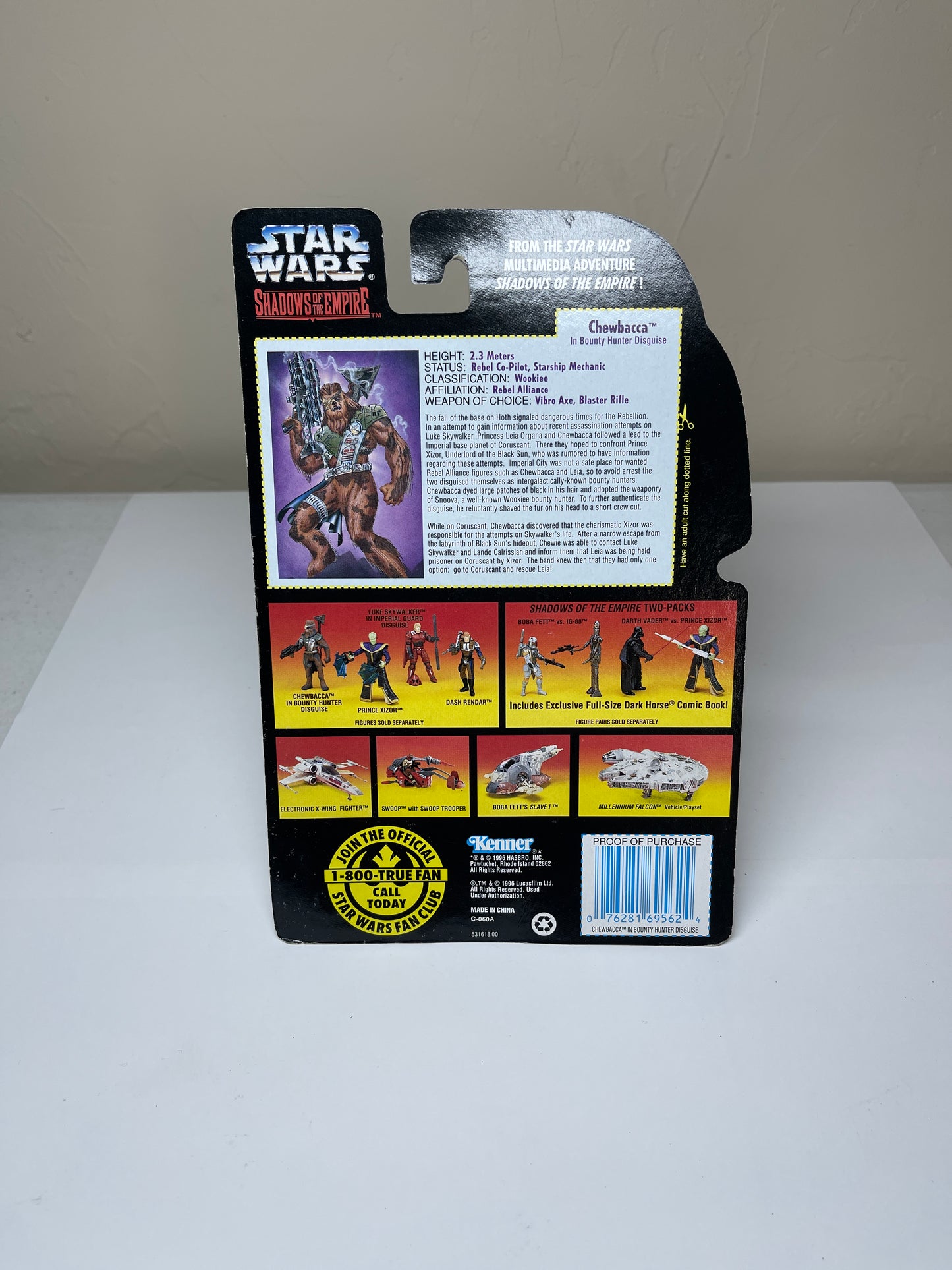Star Wars Shadows Of The Empire Chewbacca In Bounty Hunter Disguise