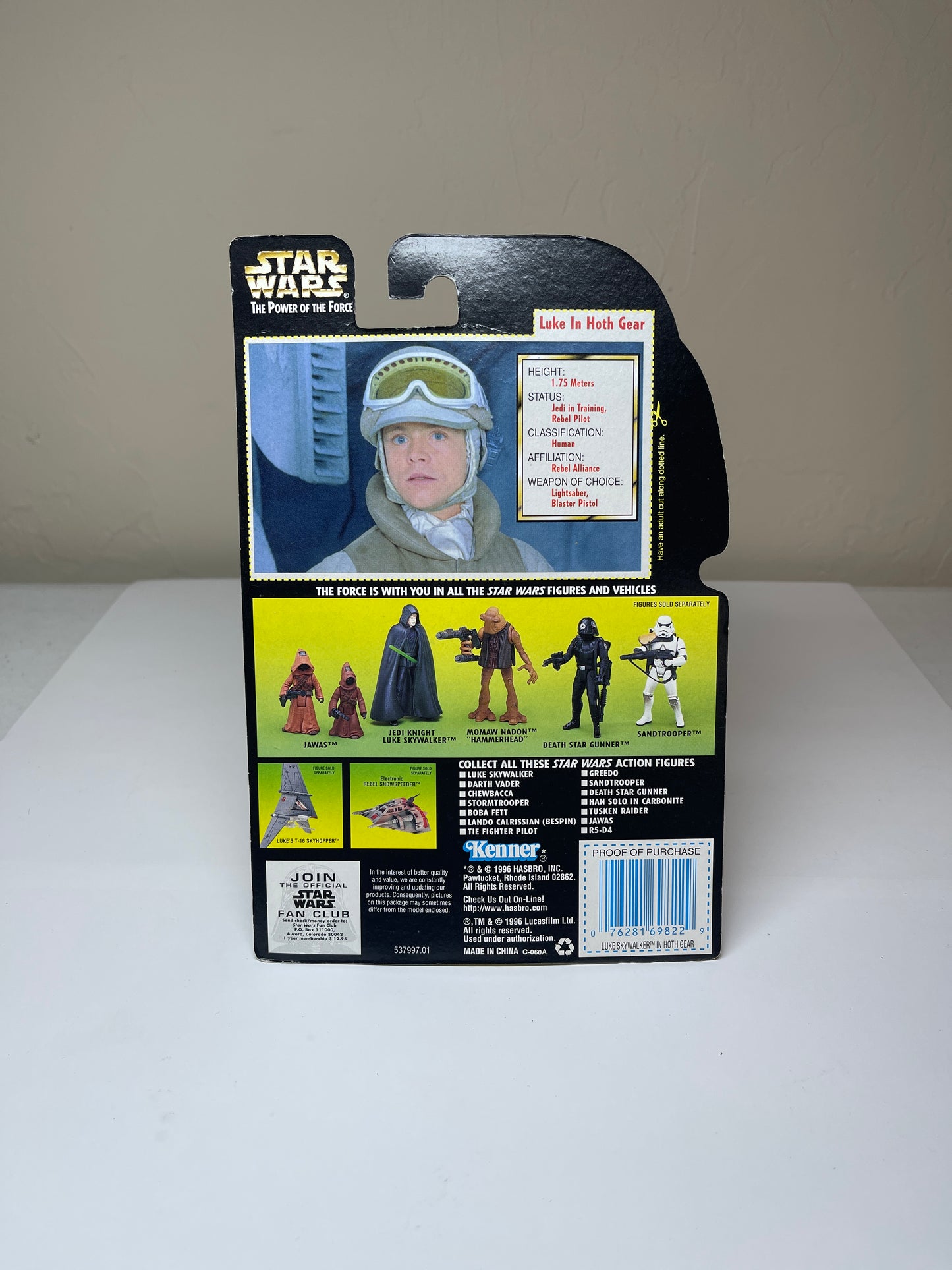 Star Wars Luke Skywalker In Hoth Gear The Power Of The Force