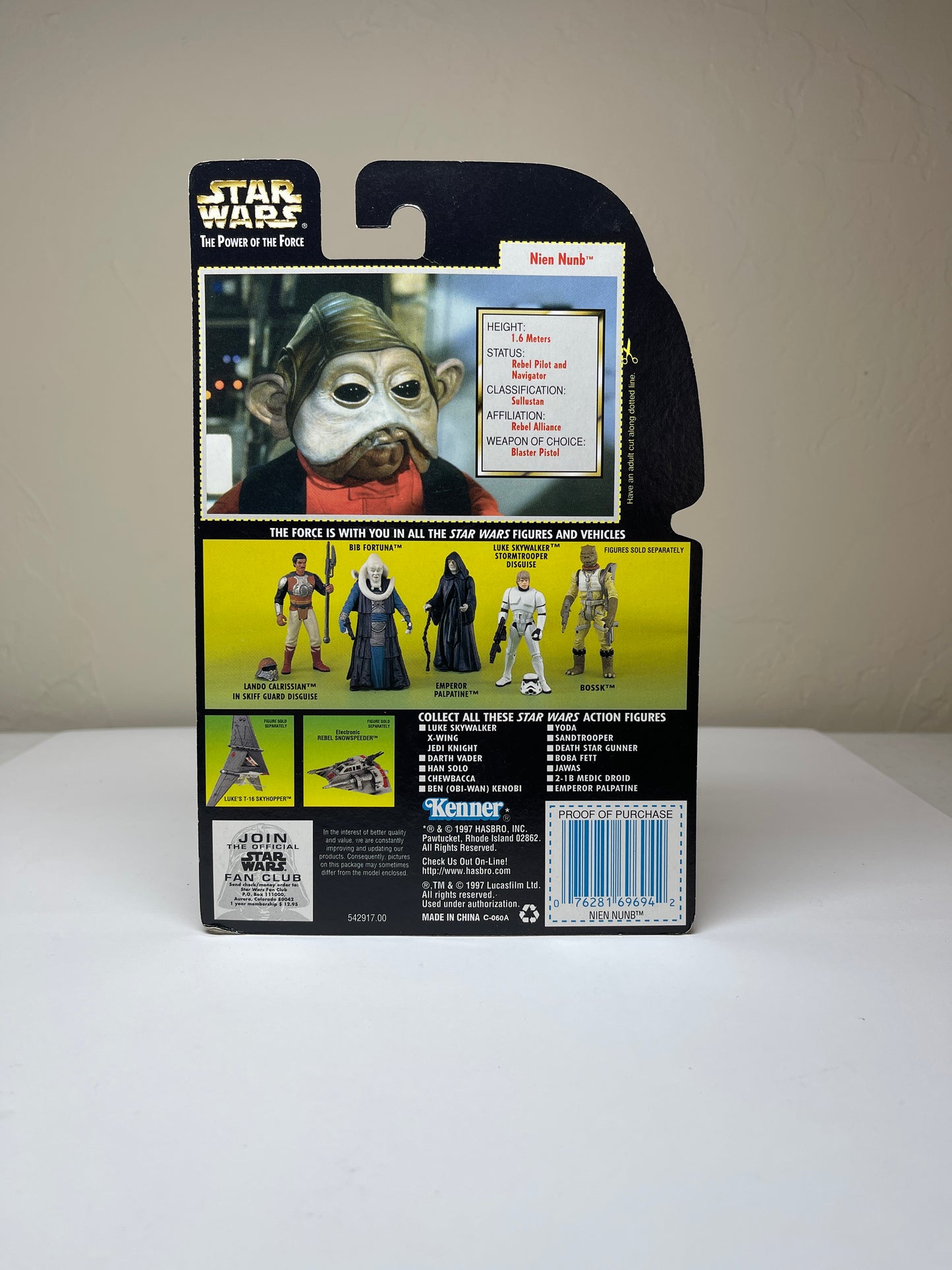 Star Wars Nien Nunb The Power Of The Force