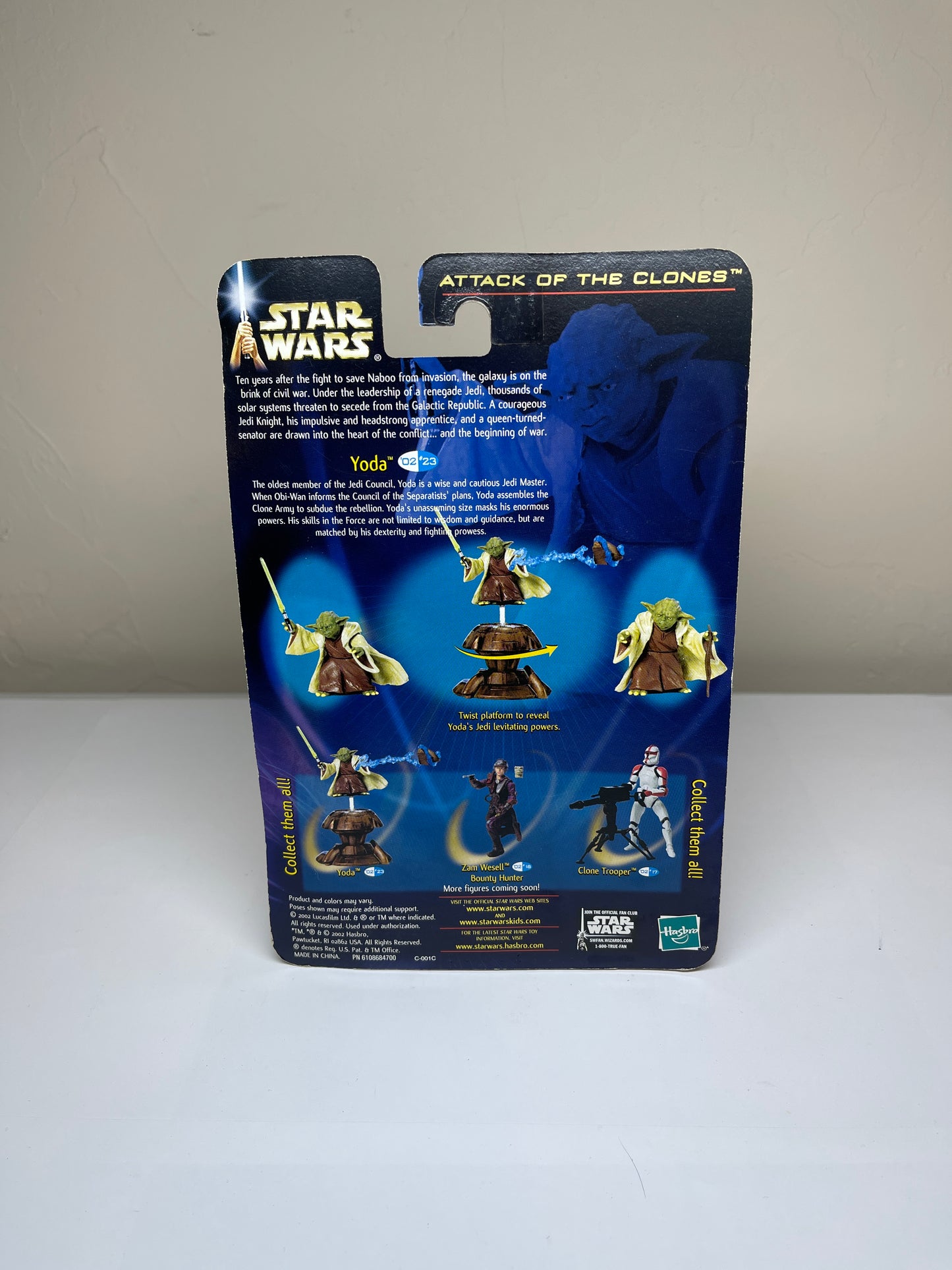 Star Wars Yoda Jedi Master Attack Of The Clones