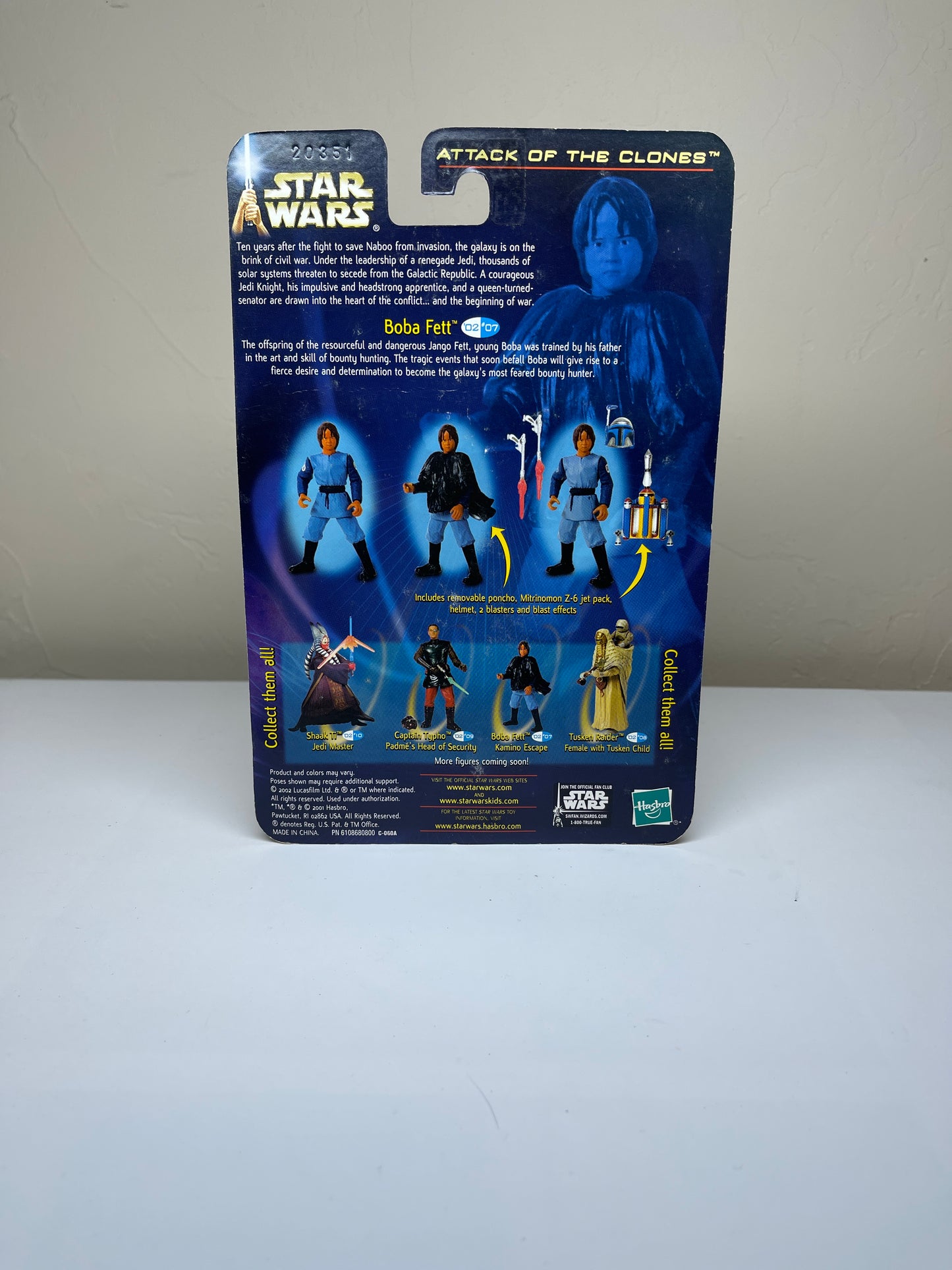 Star Wars Boba Fett Attack Of The Clones