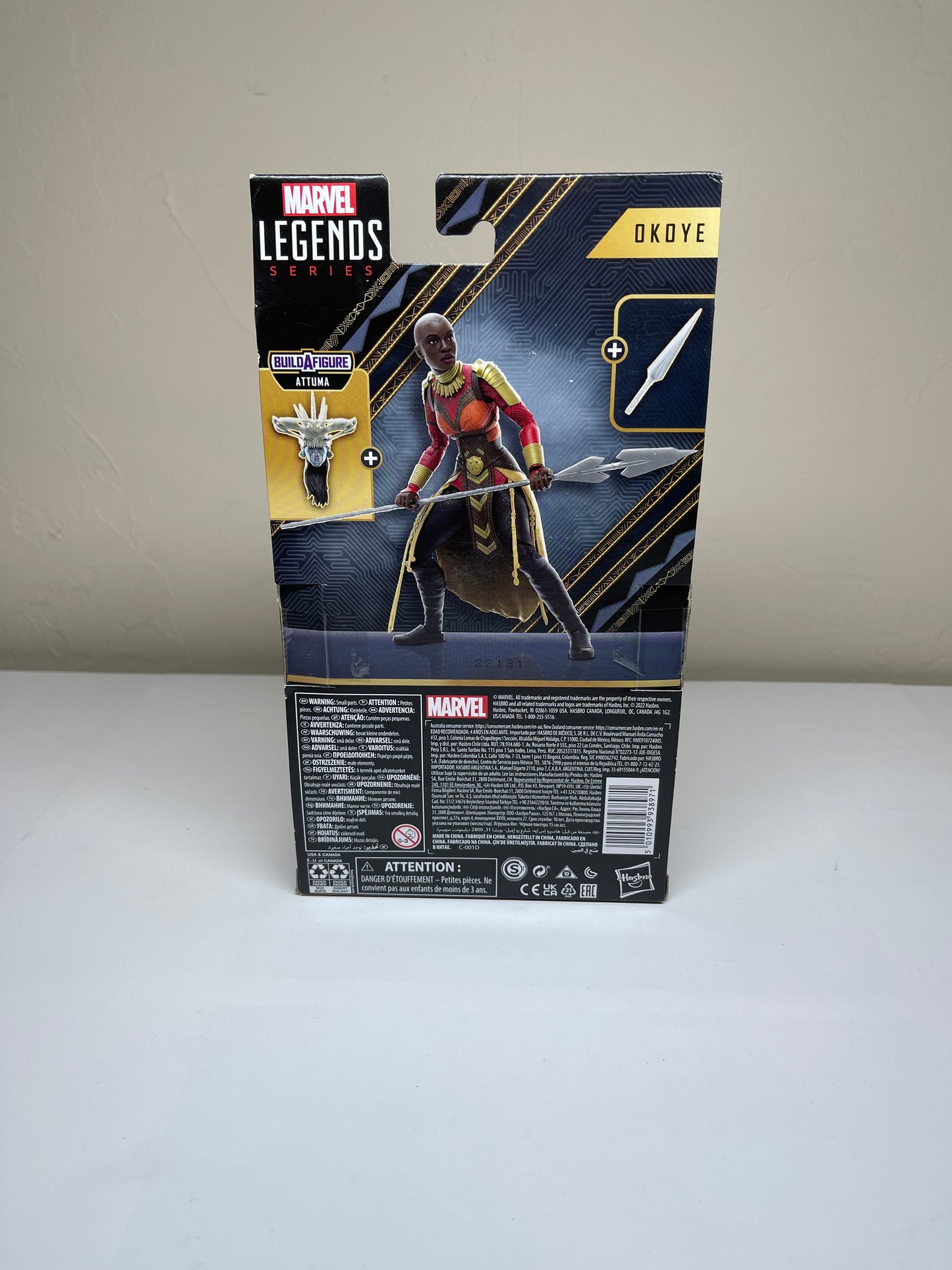 Marvel Studios Black Panther Wakanda Forever Okoye Marvel Legends