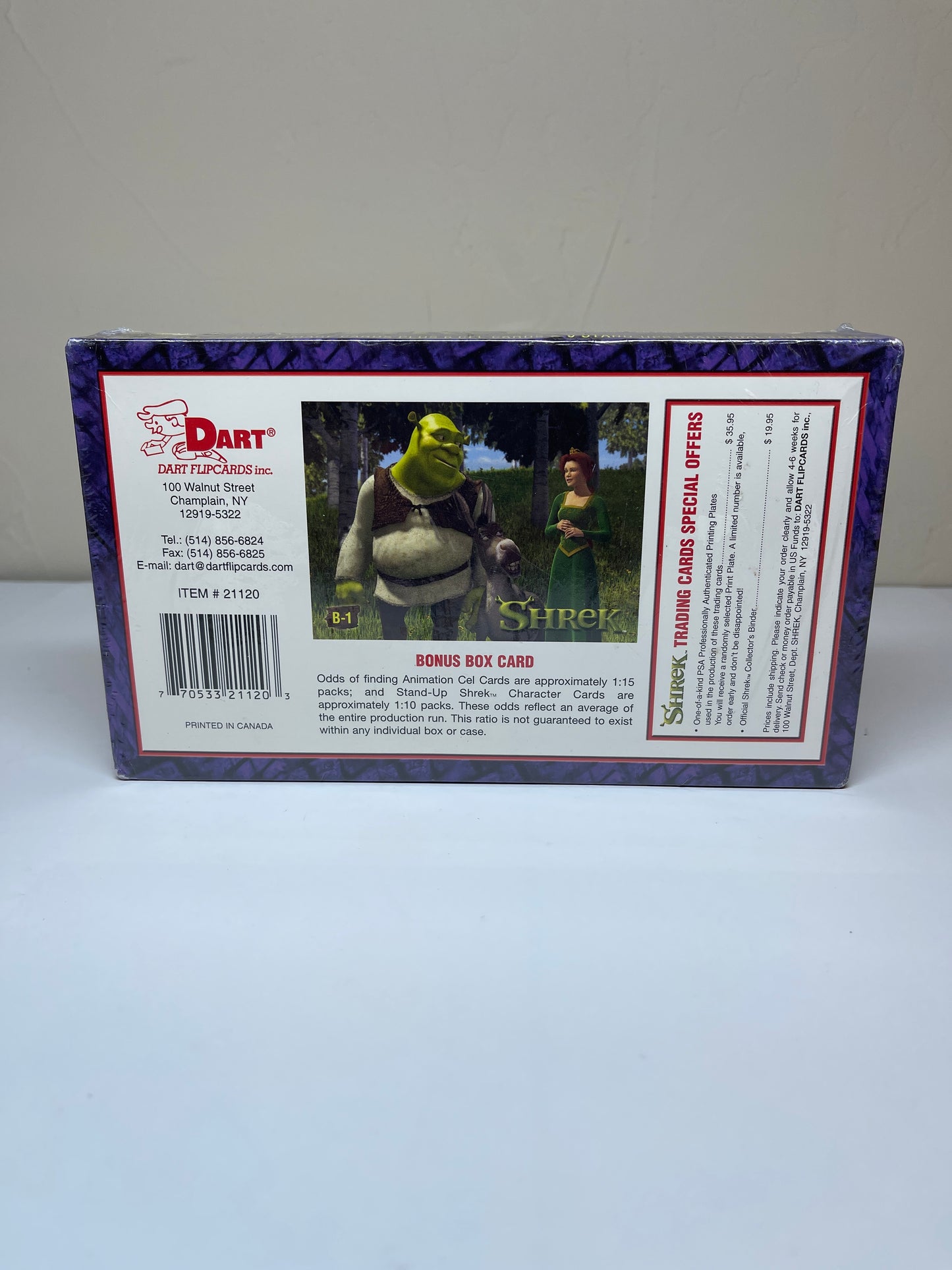 Shrek Trading Cards Dart Flipcards Inc.