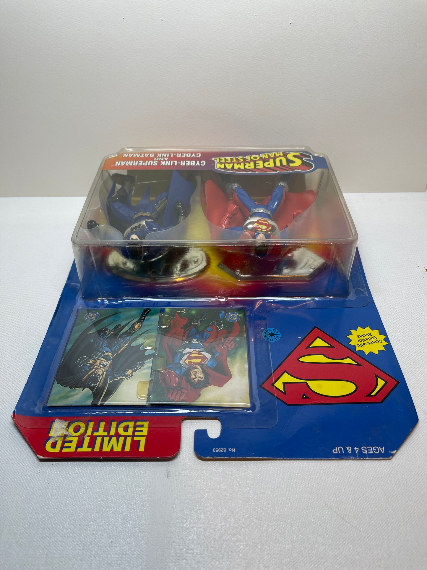 Superman Man of Steel Cyber-Link Superman and Cyber-Link Batman