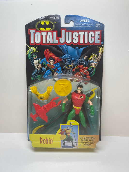Total Justice Robin with Spinning Razor Disc and Battle Staff