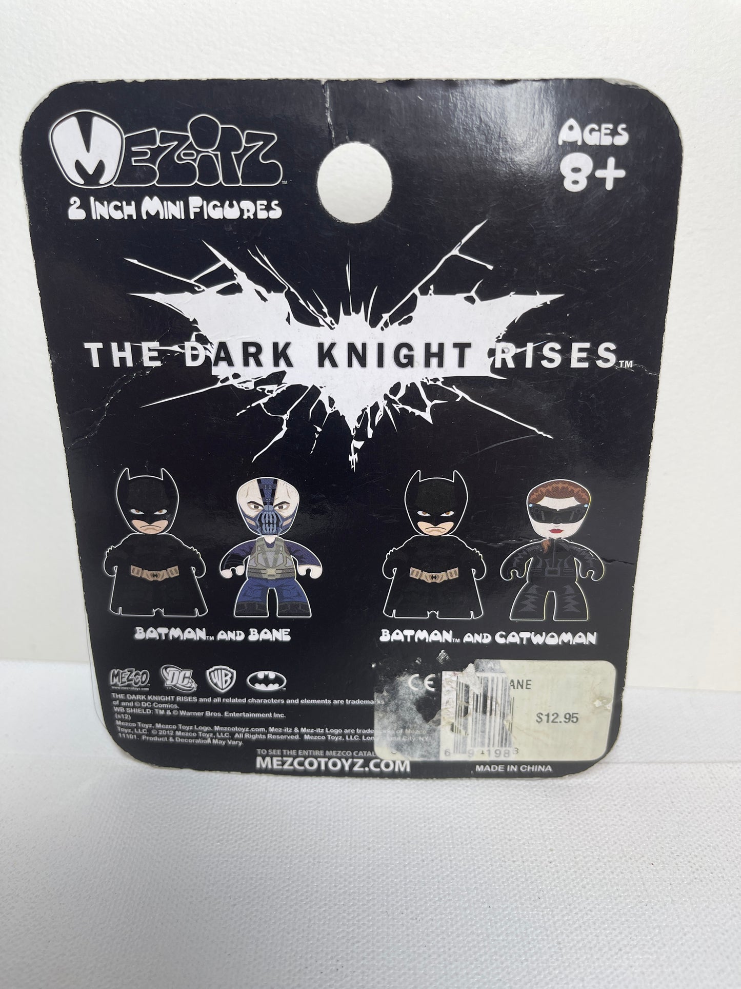 DC The Dark Knight Rises Batman, Catwoman, Batman & Bane