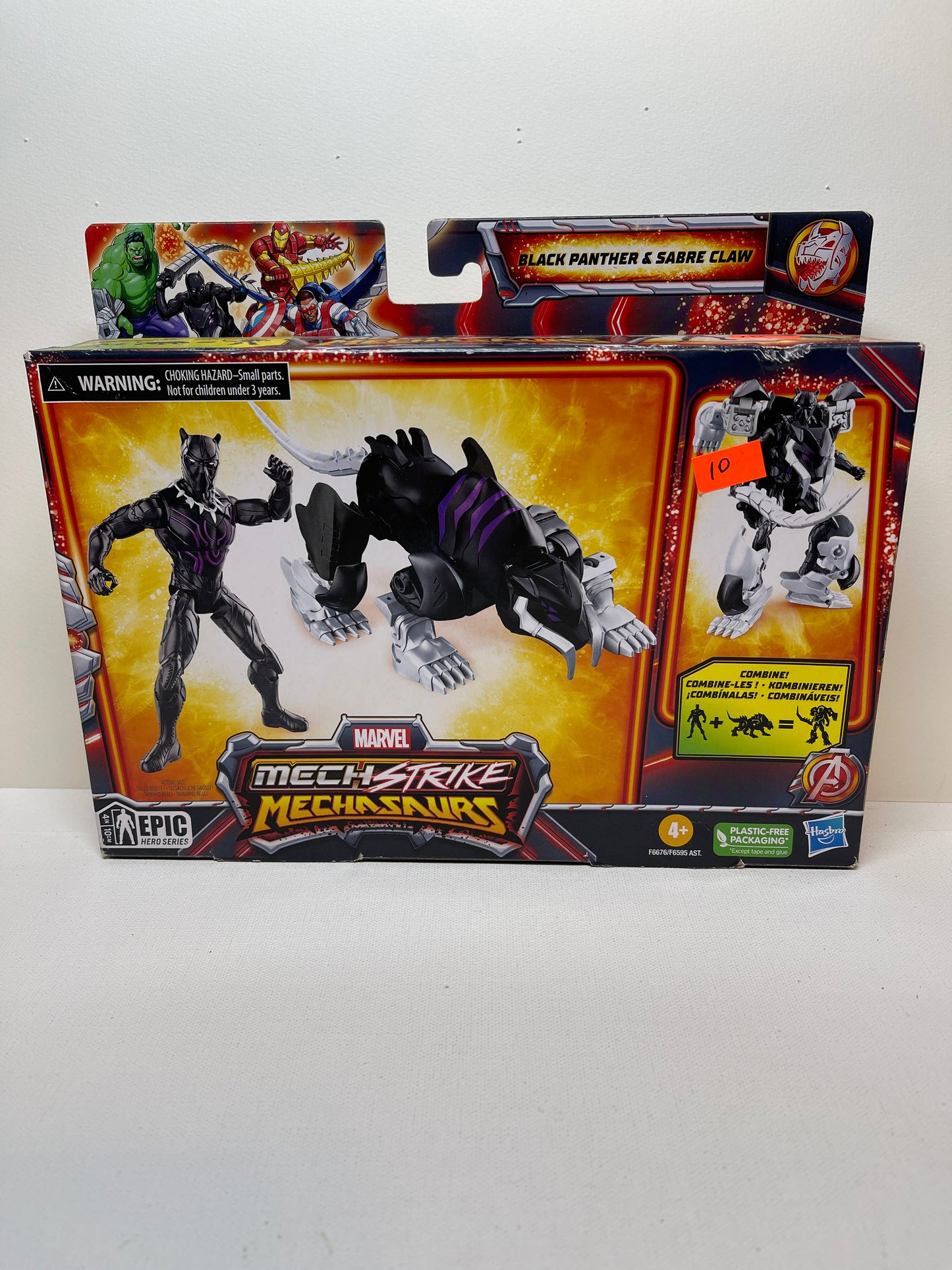 Marvel Mech Strike Mechasaurs Black Panther & Sabre Claw