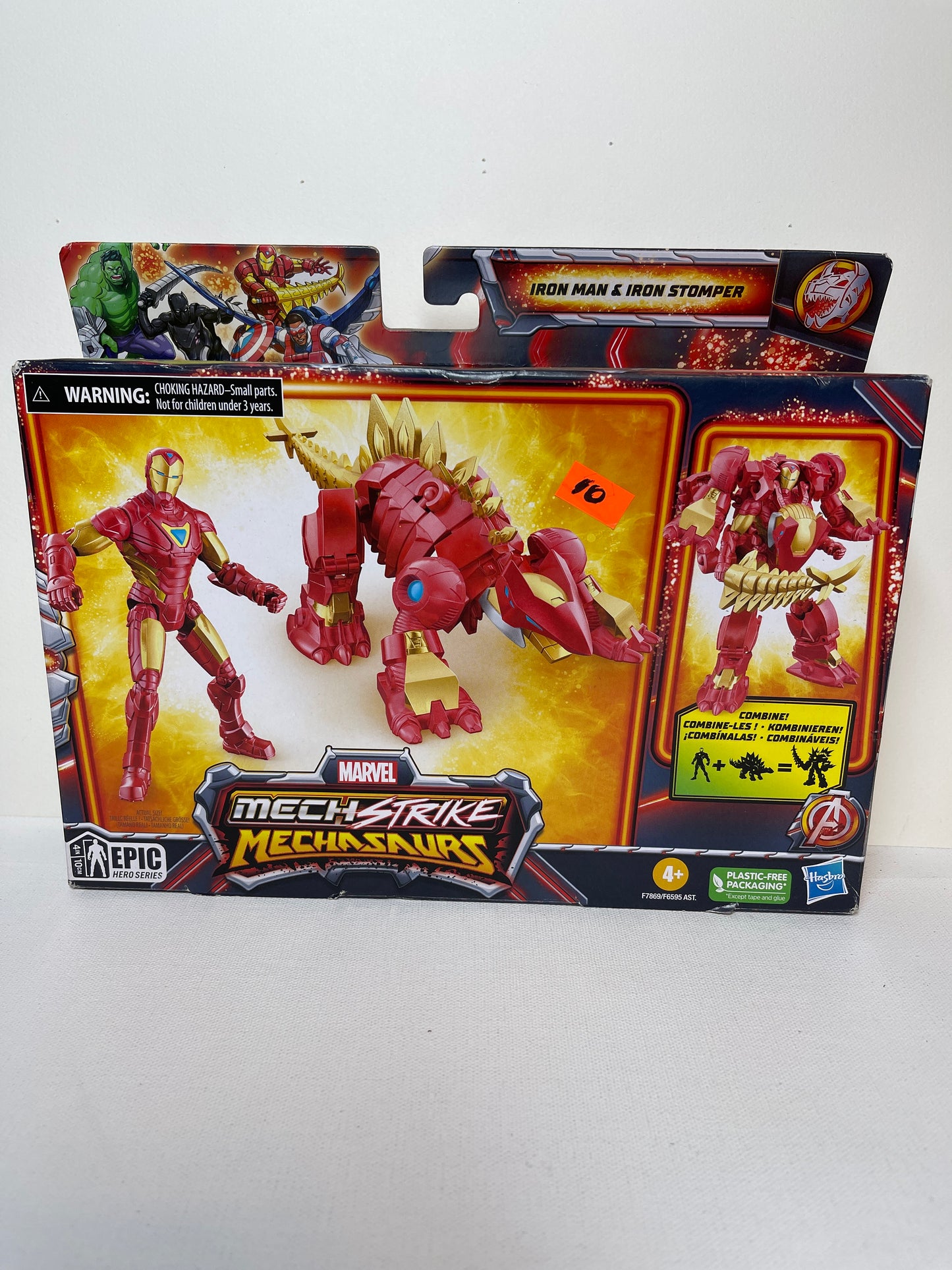 Marvel Mechstrike Mechasaurs Iron Man & Iron Stomper