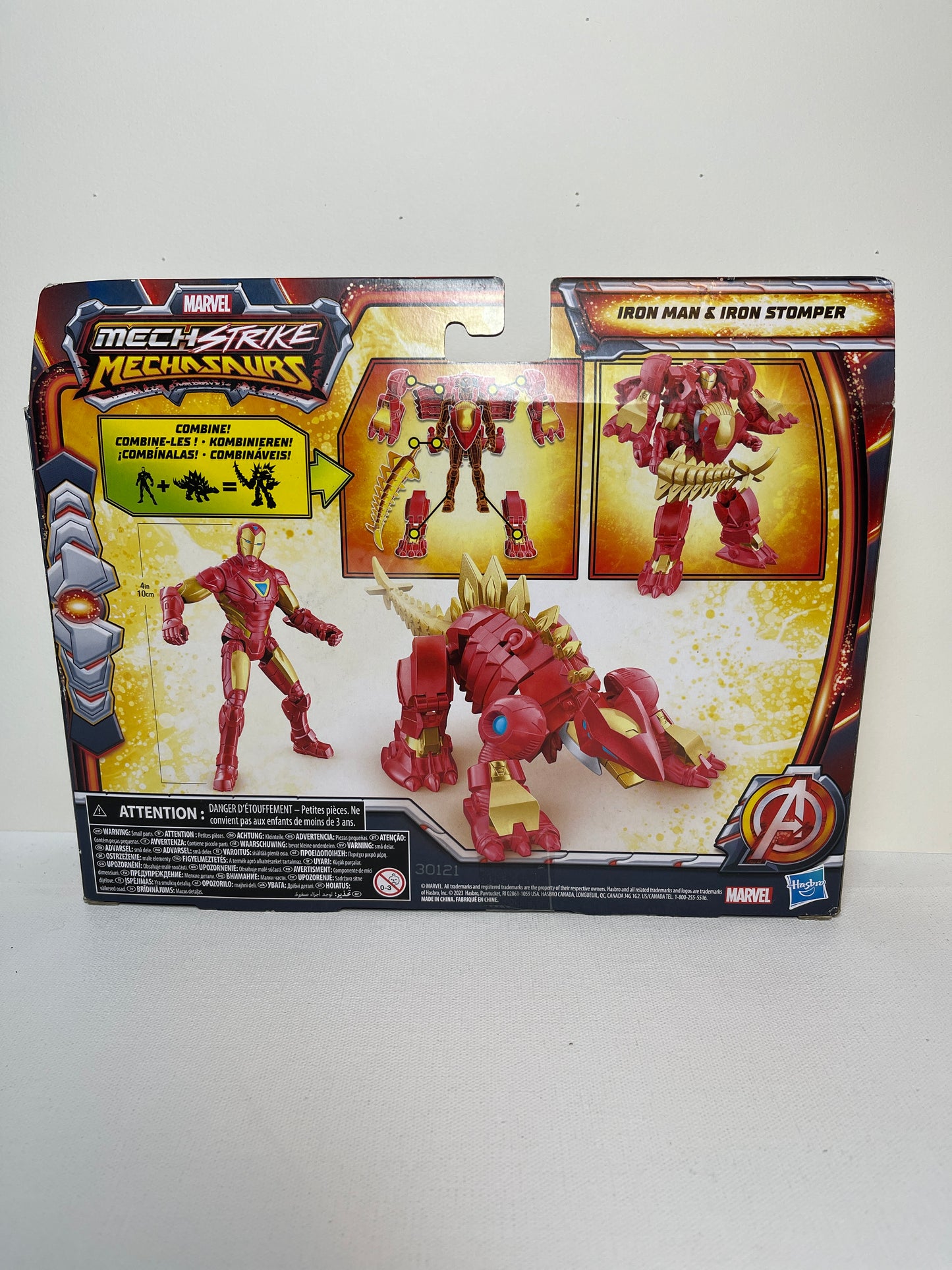 Marvel Mechstrike Mechasaurs Iron Man & Iron Stomper
