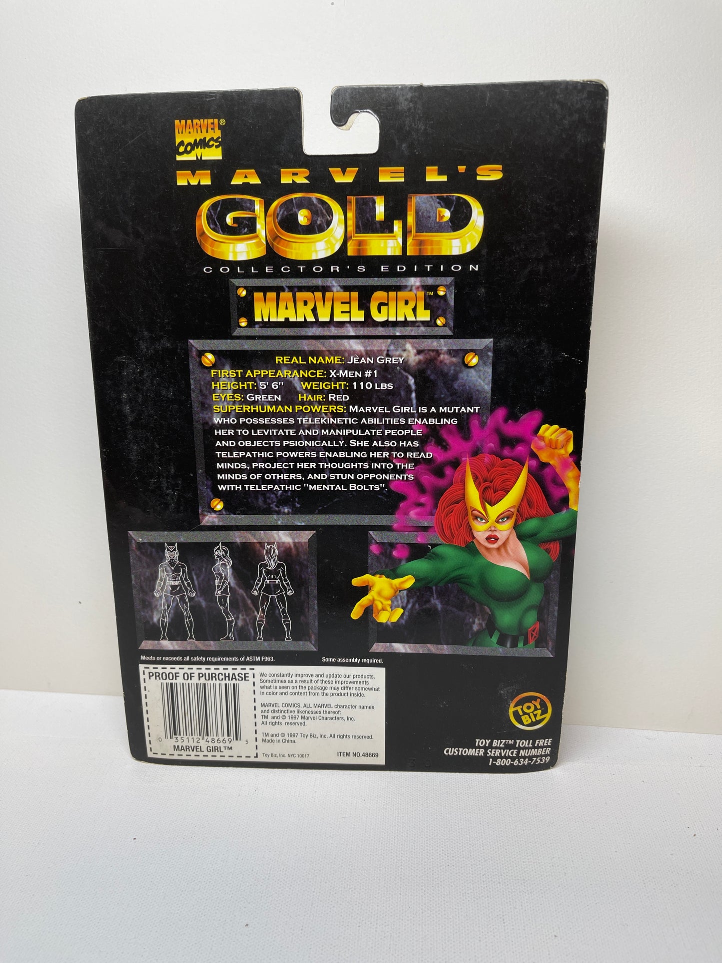 Marvel Girl Marvel's Gold Collector's Edition