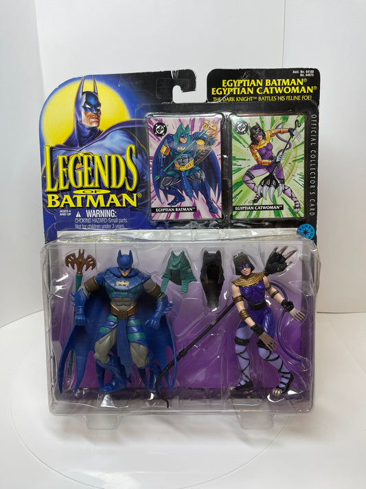 Legends of Batman Egyptian Batman and Egyptian Catwoman