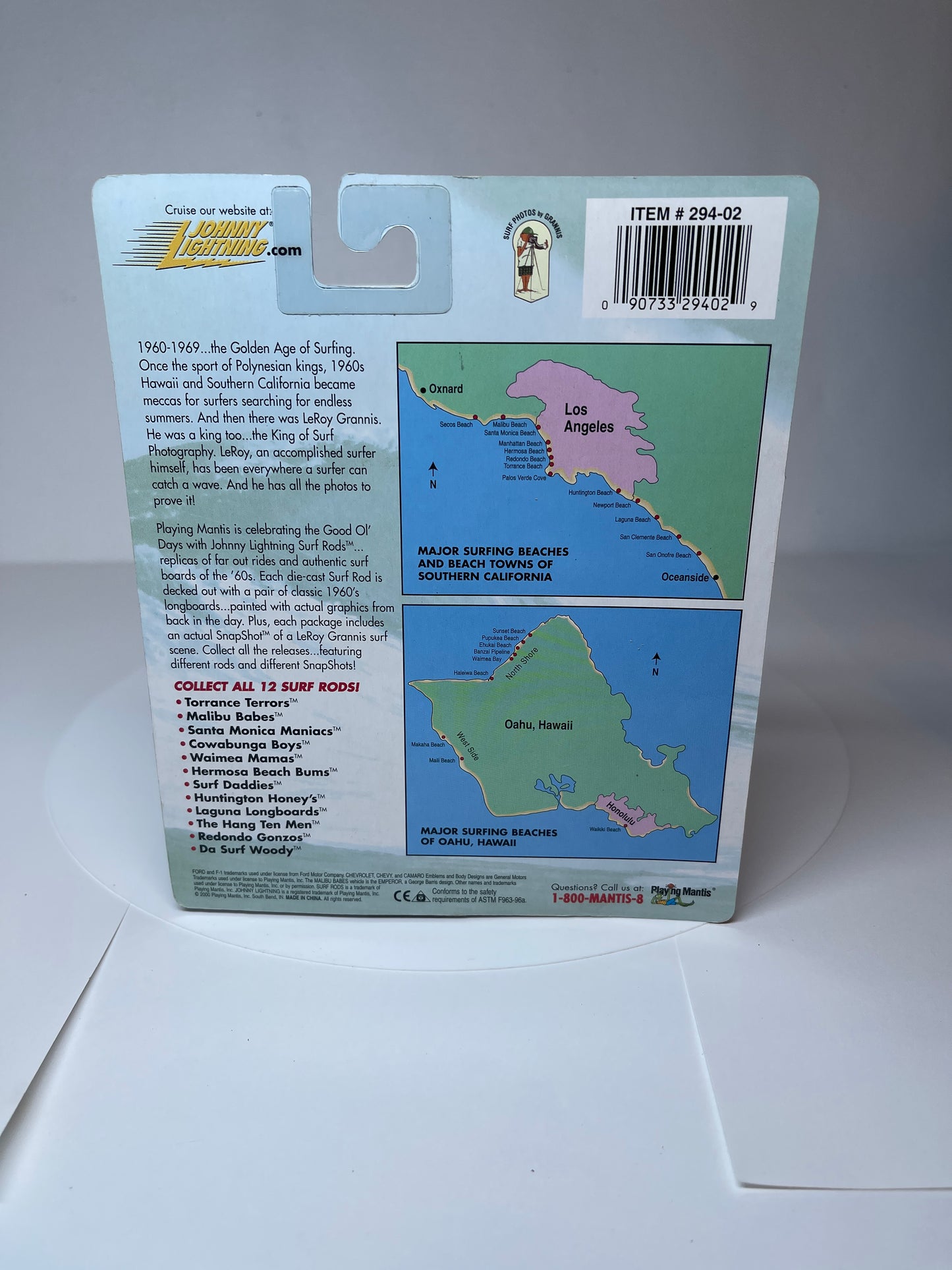 Johnny Lightning Surf Rods Waimea Mamas