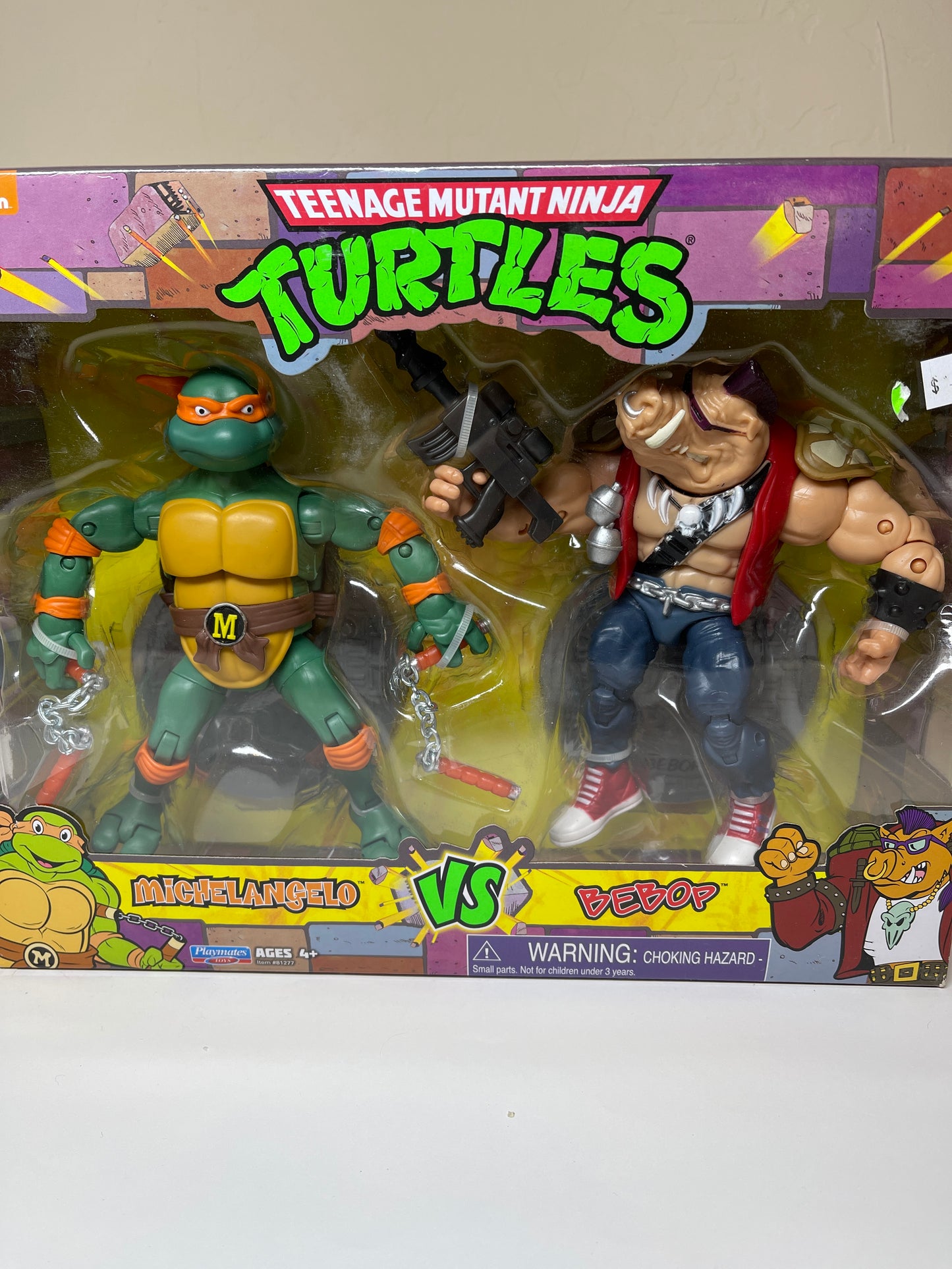 Teenage Mutant Ninja Turtles Michelangelo vs BeBop