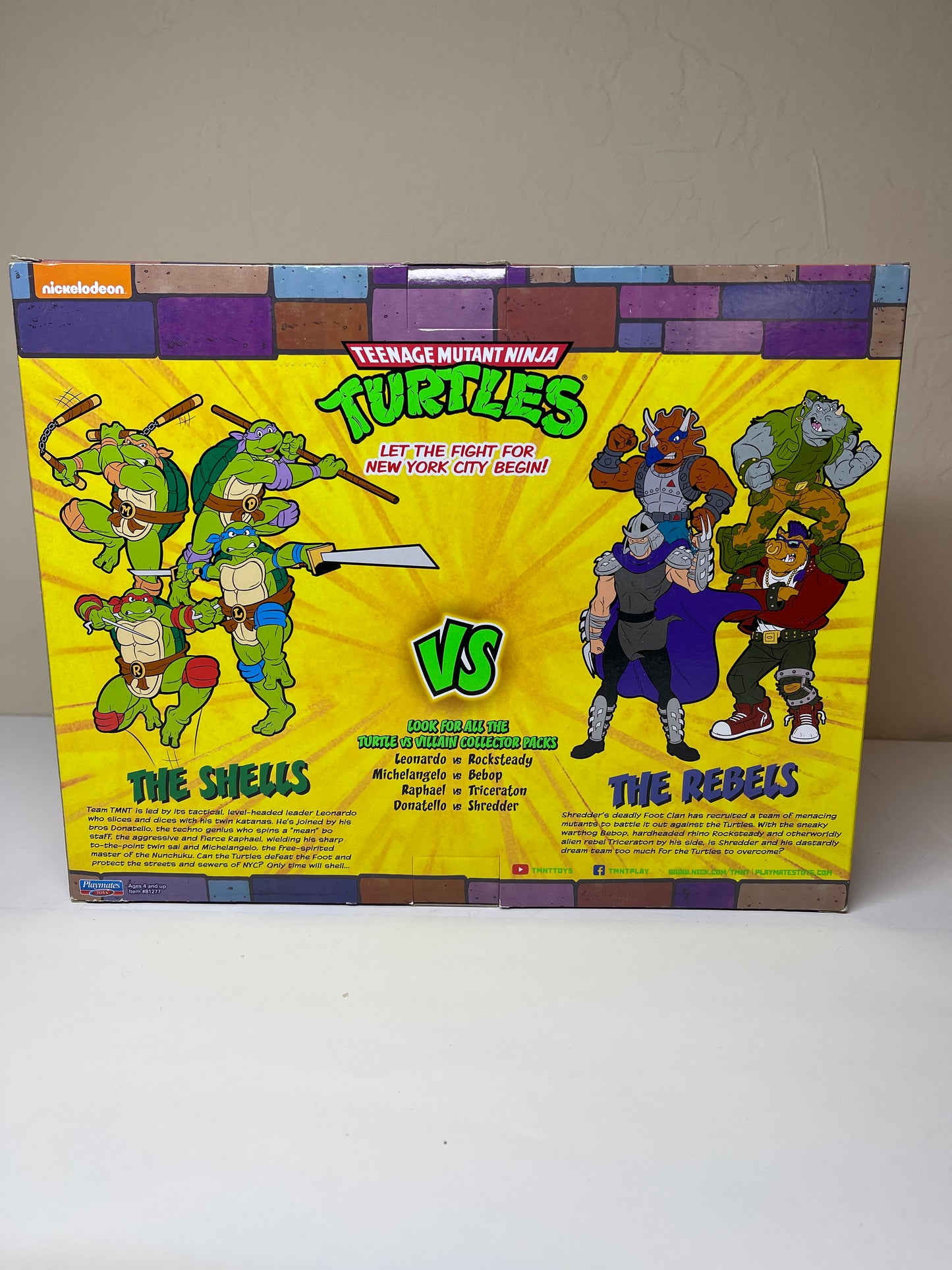 Teenage Mutant Ninja Turtles Michelangelo vs BeBop