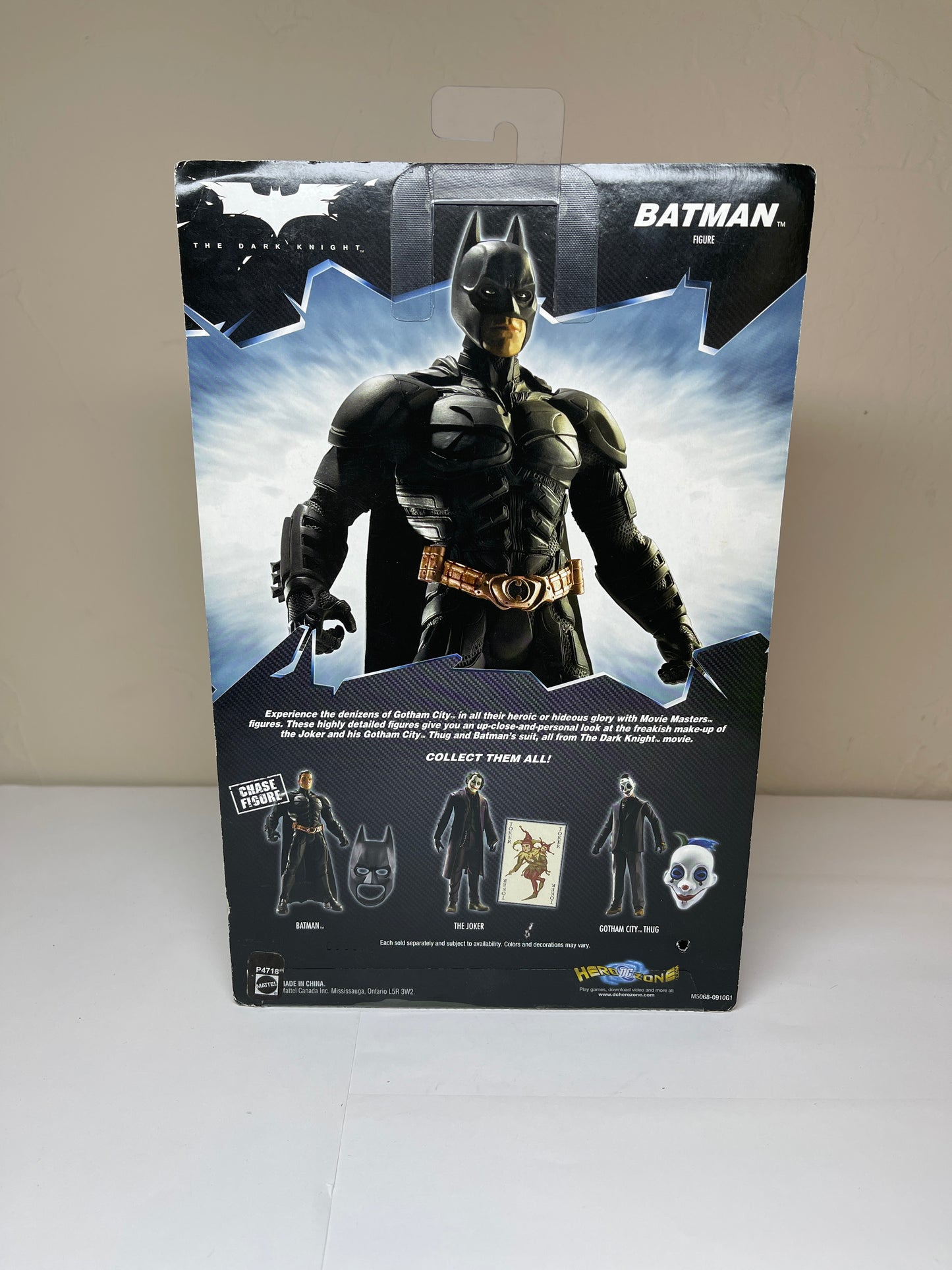 The Dark Knight Crime Scene Evidence BATMAN Unmasked Chase Figure
