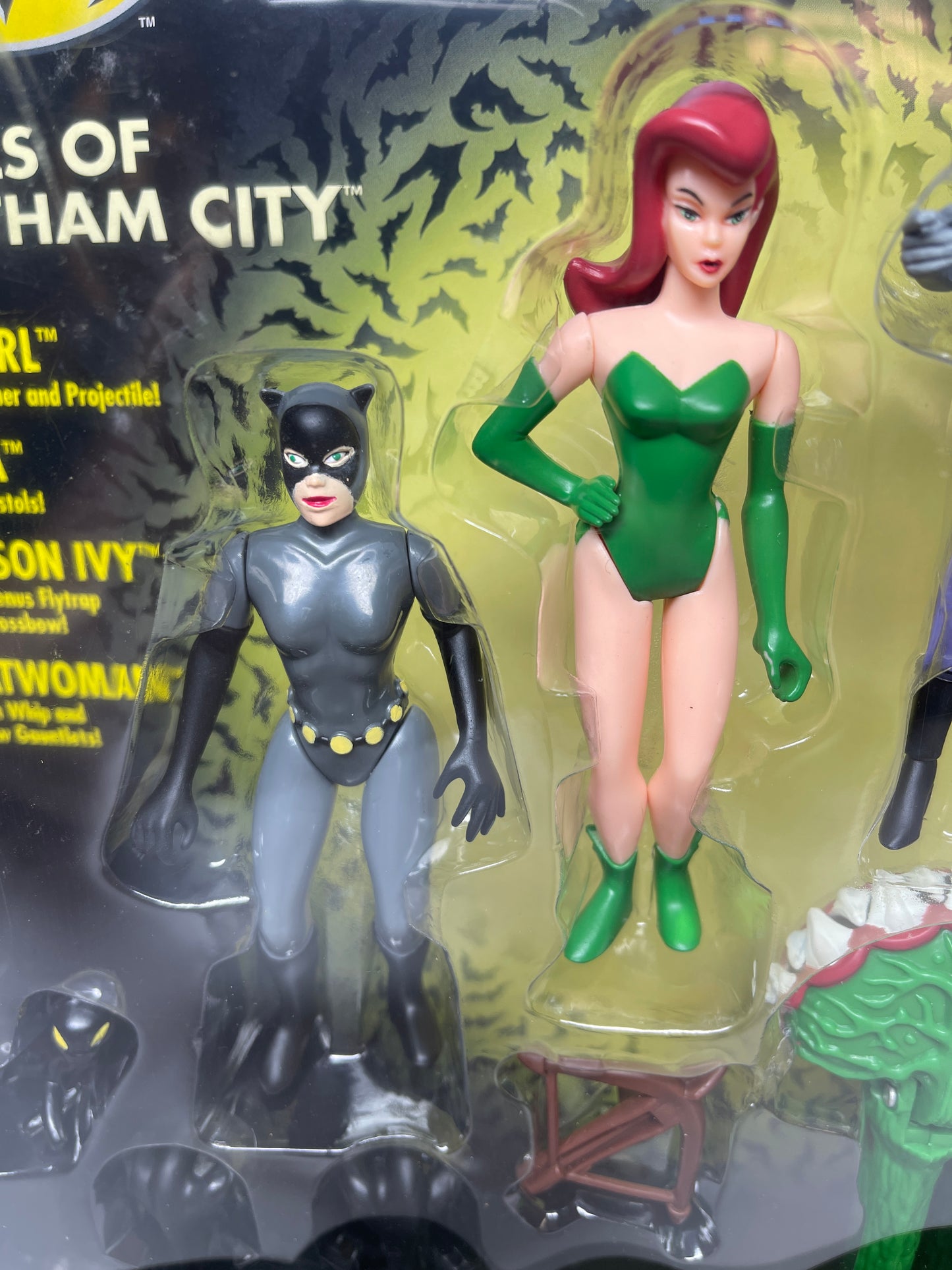 Girls of Gotham City Batgirl Talia Poison Ivy Catwoman 2003 Hasbro