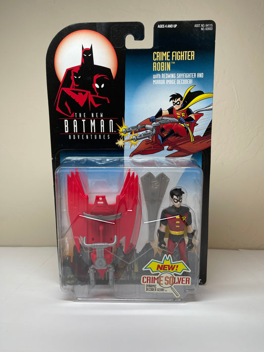 Crime Fighter Robin with Redwing Skyfighter and Mirror Image Decoder