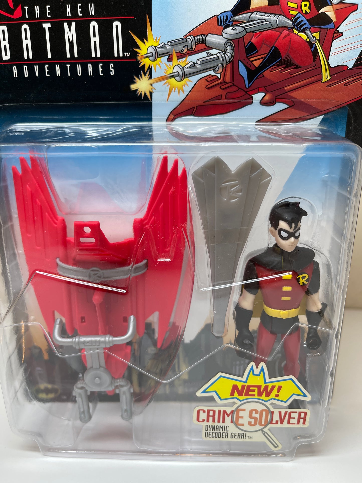 Crime Fighter Robin with Redwing Skyfighter and Mirror Image Decoder
