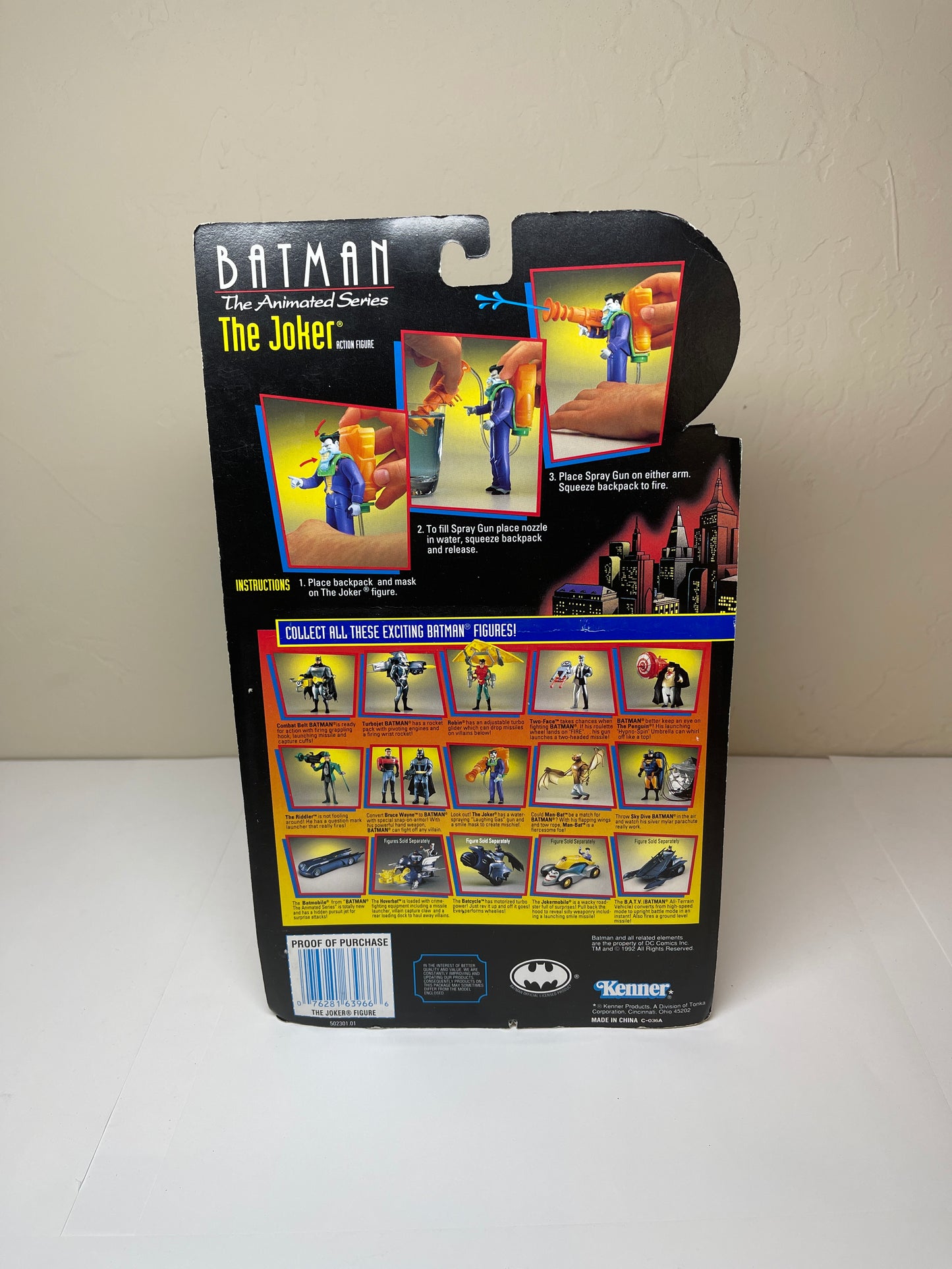 The Joker with Laughing Gas Spray Gun