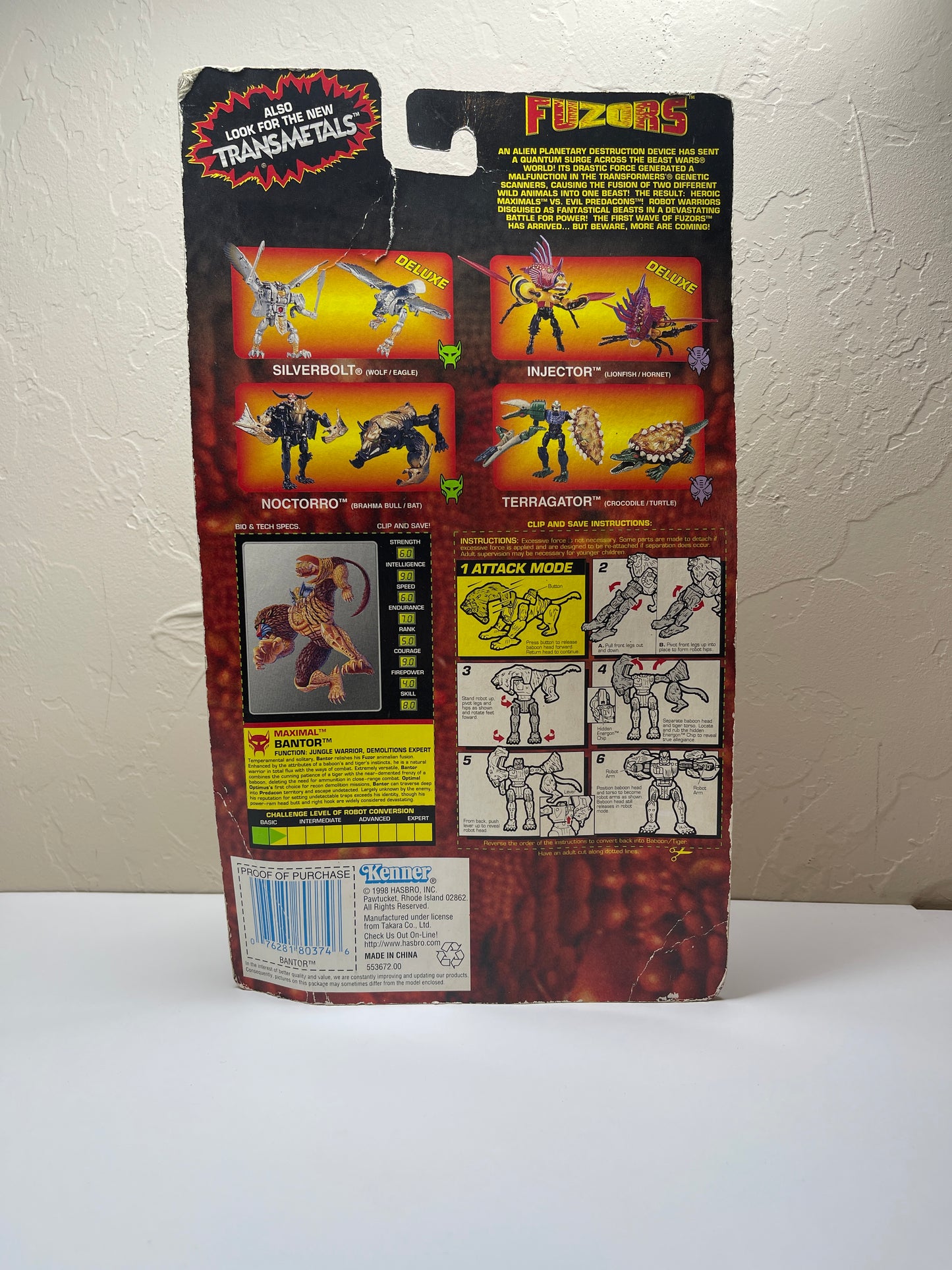 Transformers Beast Wars Heroic Maximal Bantor