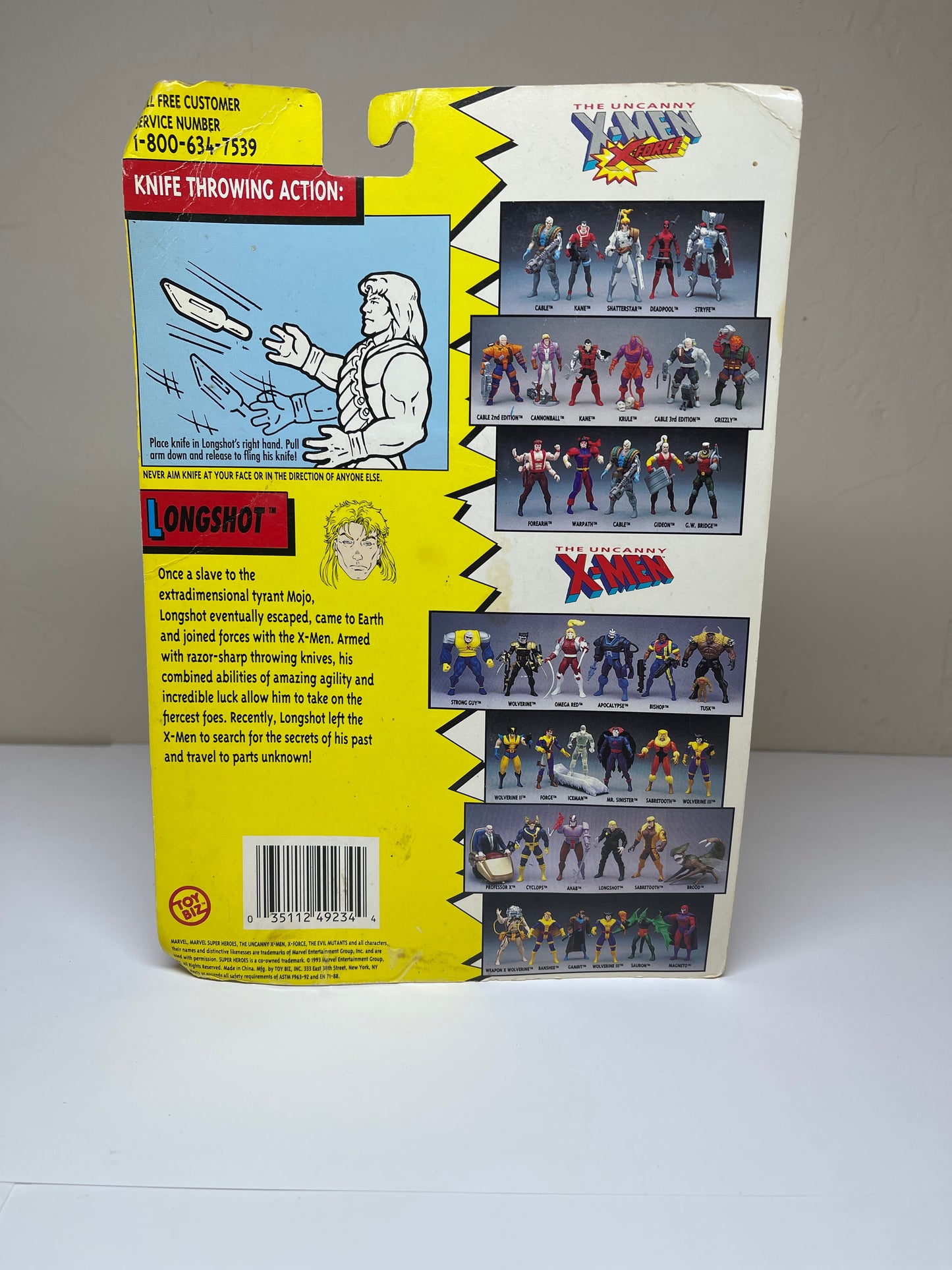 Marvel The Uncanny X-Men Longshot