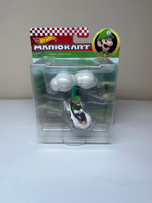 Hot Wheels Mario Kart Luigi P-Wing Cloud Glider