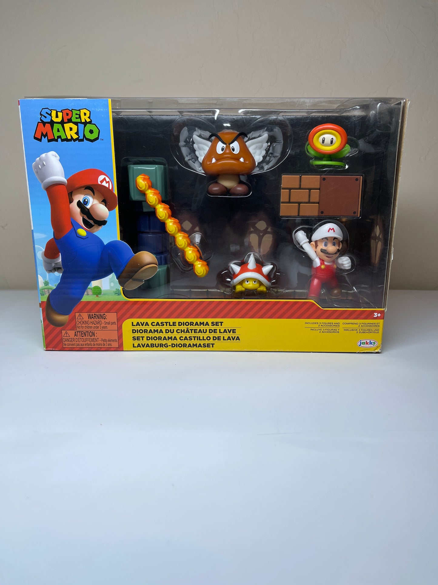 Super Mario Lava Castle Diorama Set