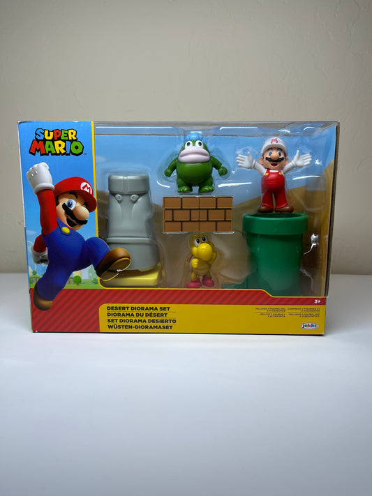 Super Mario Desert Diorama Set