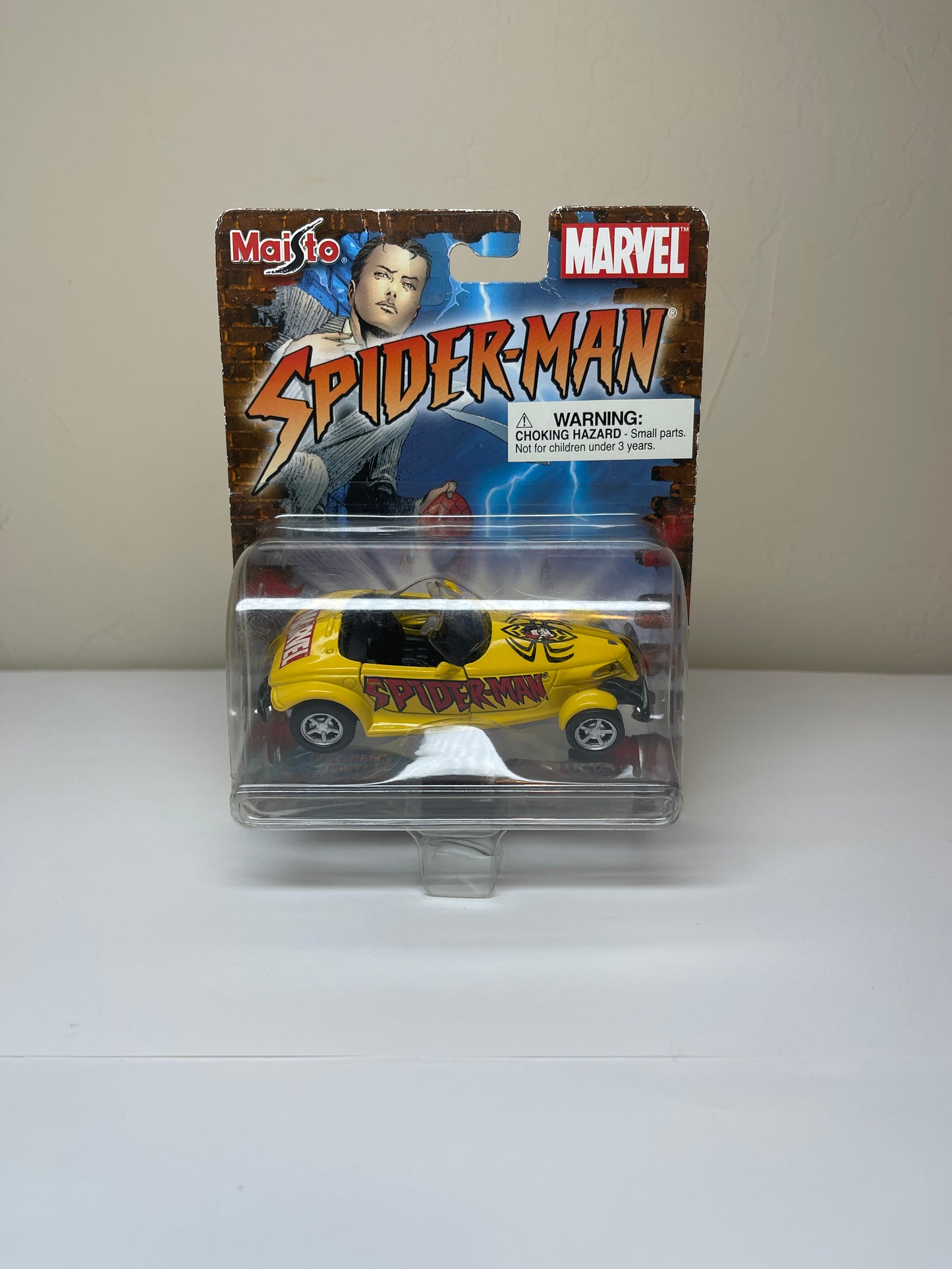 Maisto Spider-Man Pull Back Chrysler Prowler