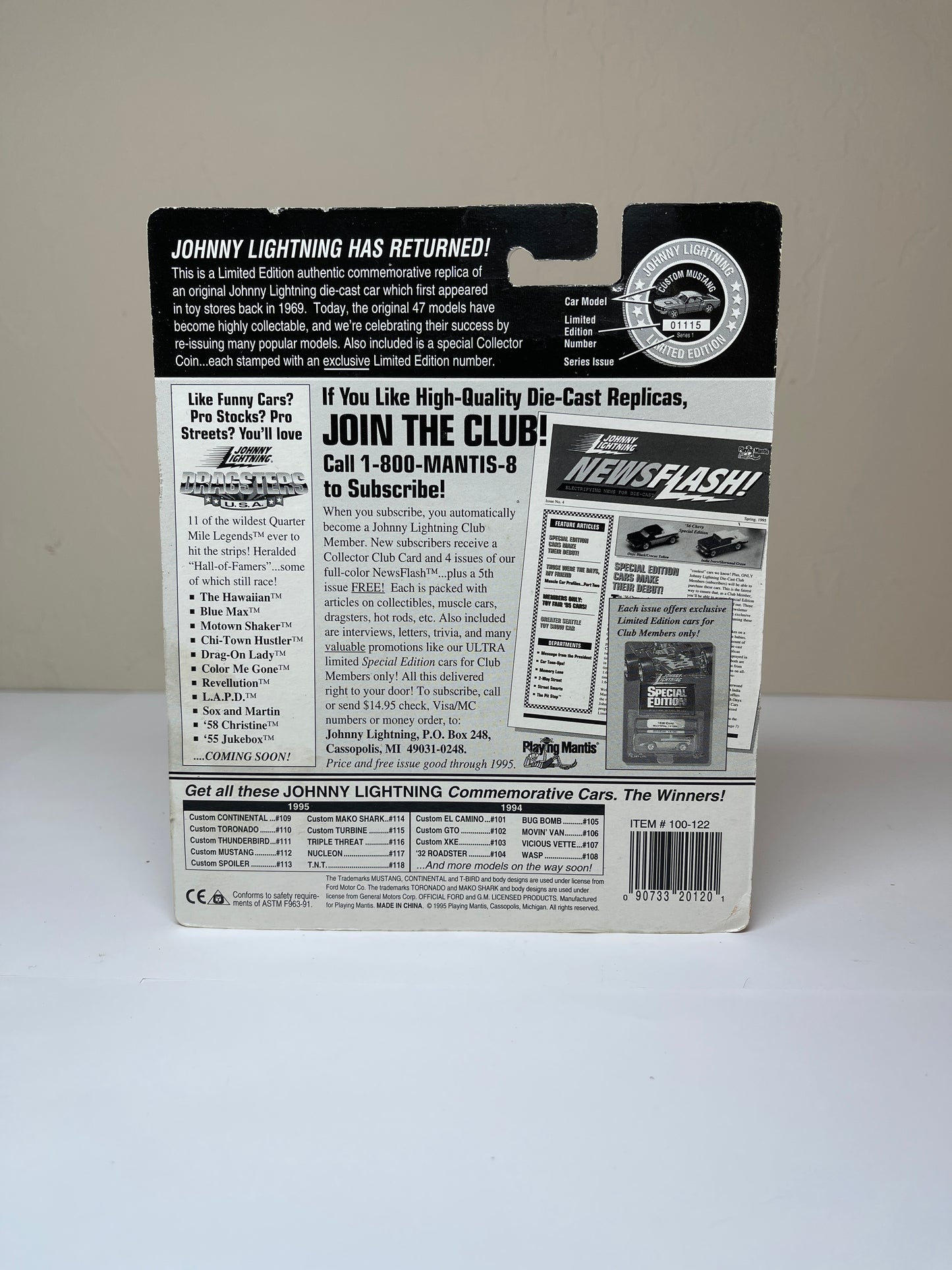 Johnny Lightning The Challengers Custom Toronado