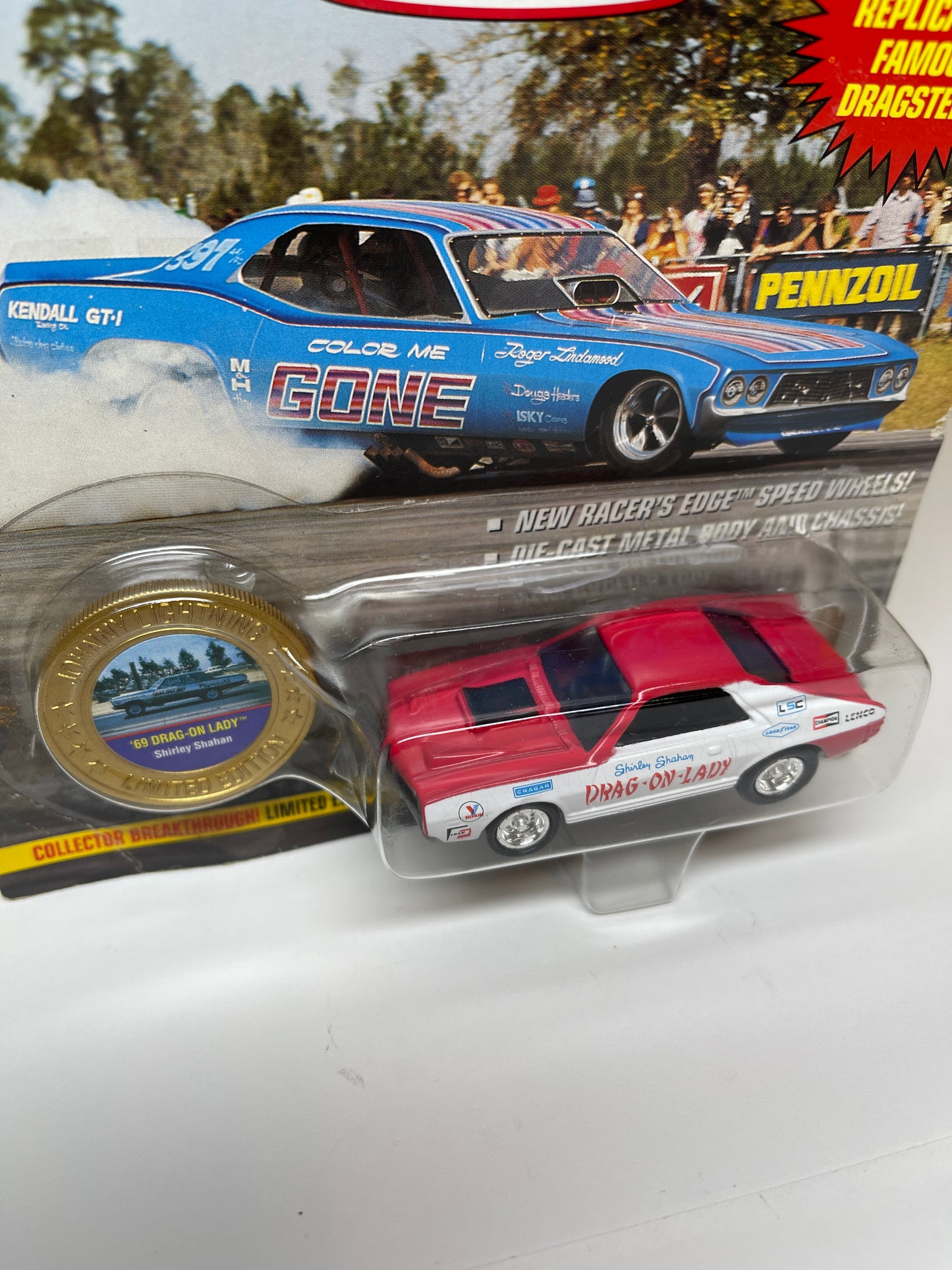 Johnny Lightning Dragsters U.S.A. 69 Drag-on Lady