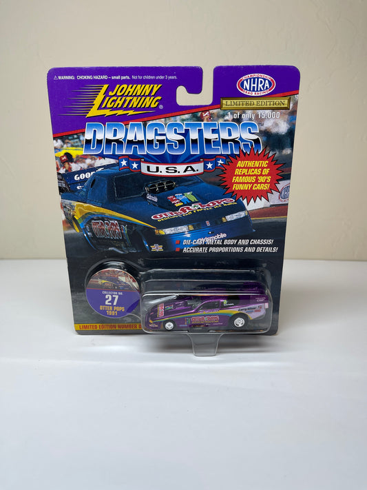 Johnny Lightning Dragsters Otter Pops 1991