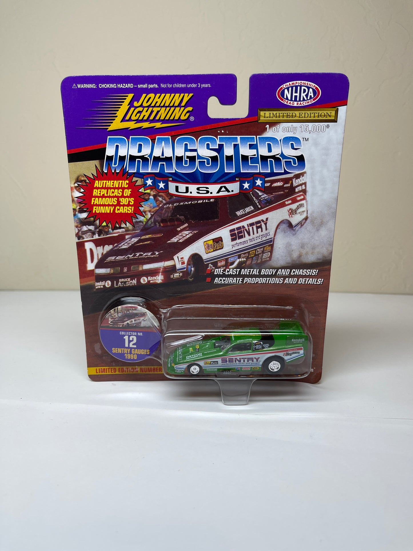 Johnny Lightning Dragsters Sentry Gauges 1990
