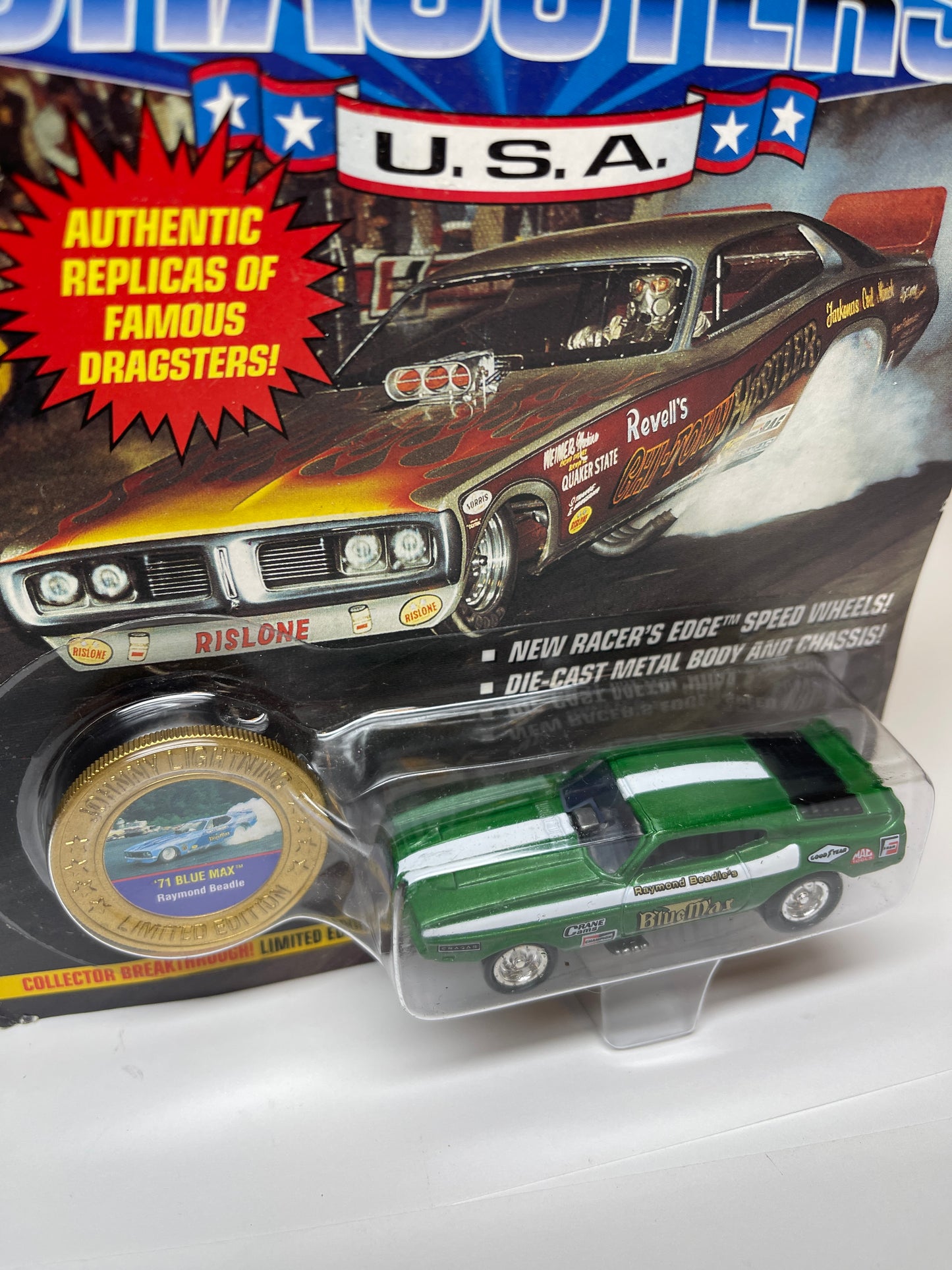 Johnny Lightning Dragsters 71 Blue Max