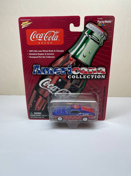 Johnny Lightning Coca-Cola 1970 Ford Mustang Fastback