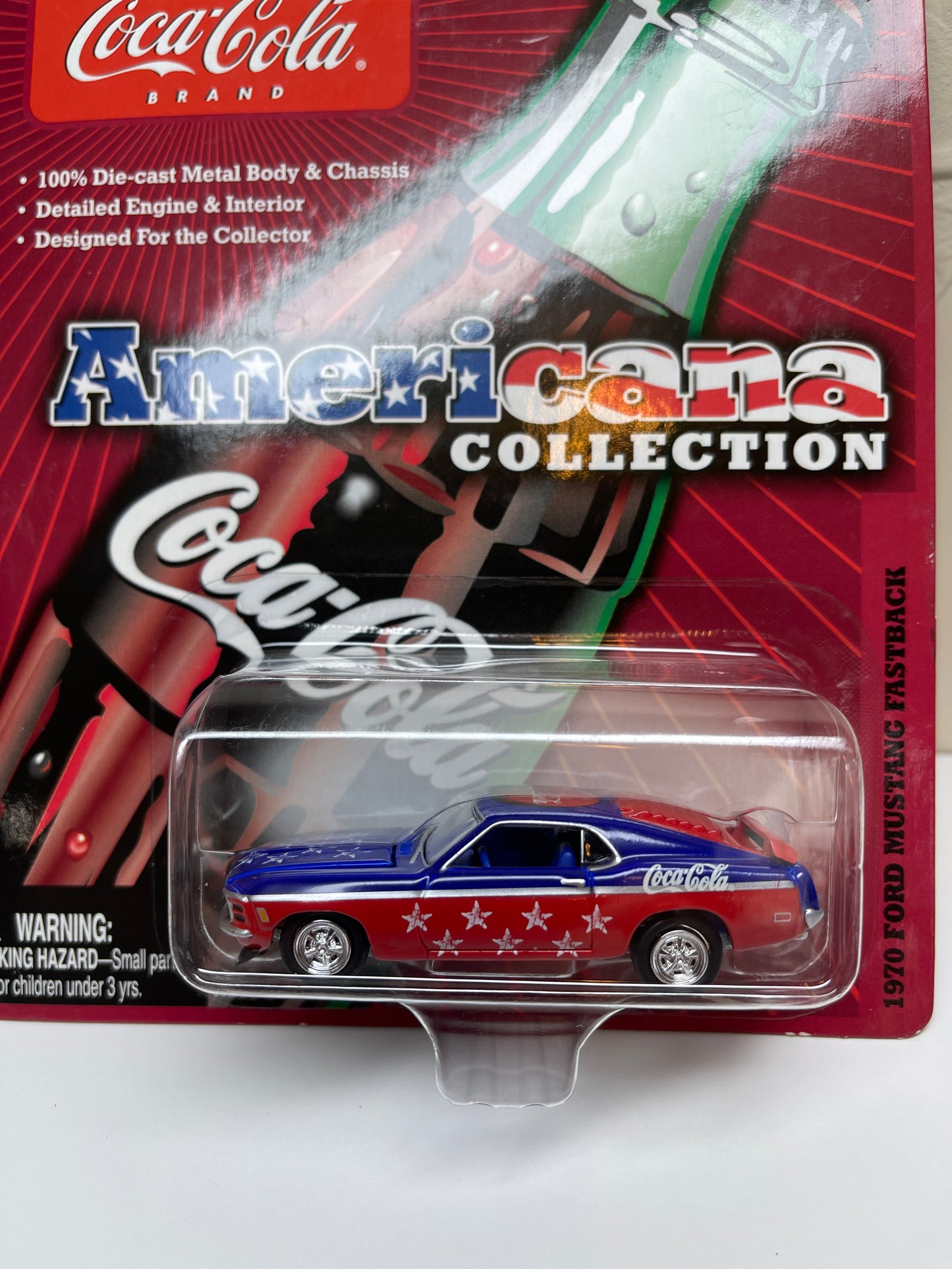 Johnny Lightning Coca-Cola 1970 Ford Mustang Fastback