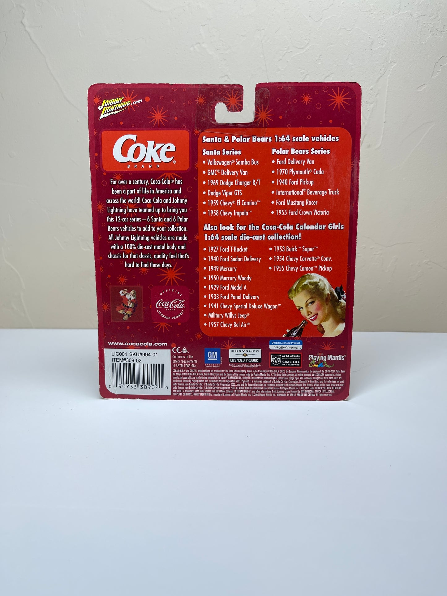 Johnny Lightning Coca-Cola Ford Mustang Racer