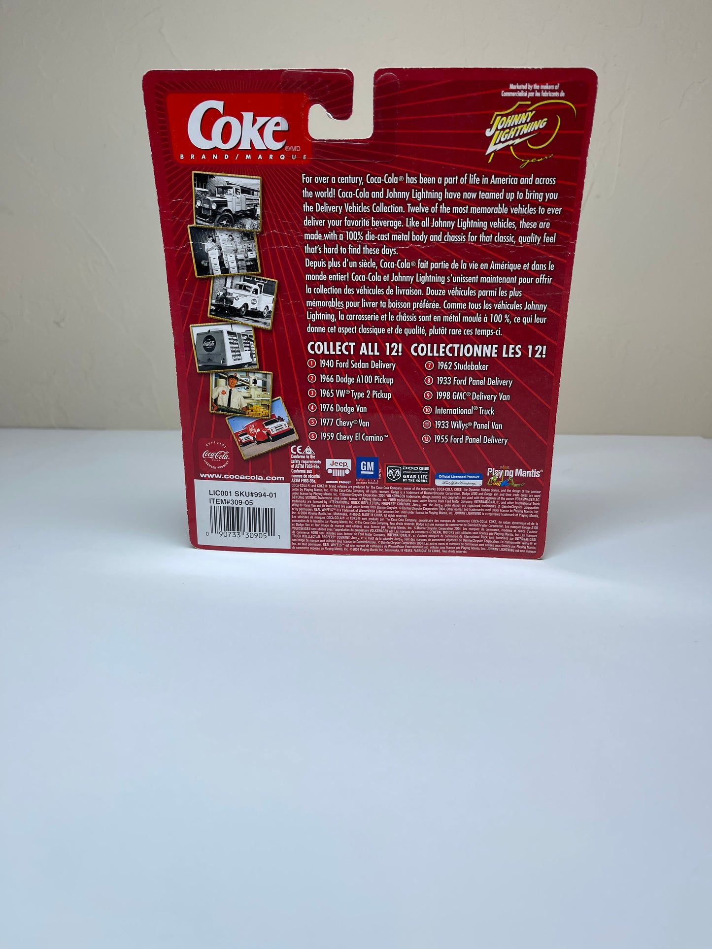 Johnny Lightning Coca-Cola 1966 Dodge A100 Pickup