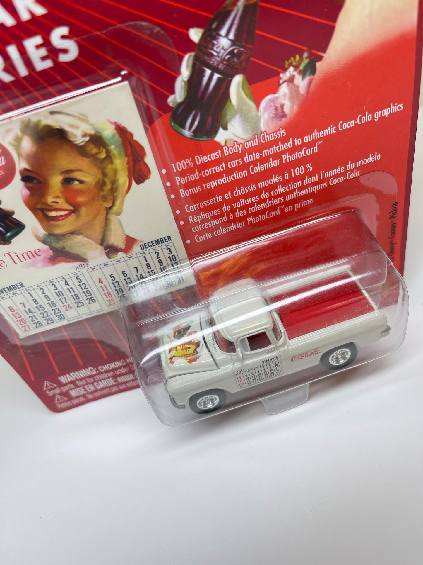 Johnny Lightning Coca-Cola 1955 Chevy Cameo Pickup