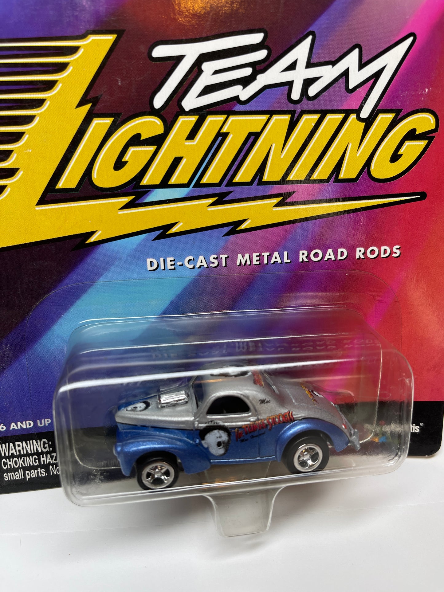 Johnny Lightning Team Lightning The Three Stooges Moe Howard