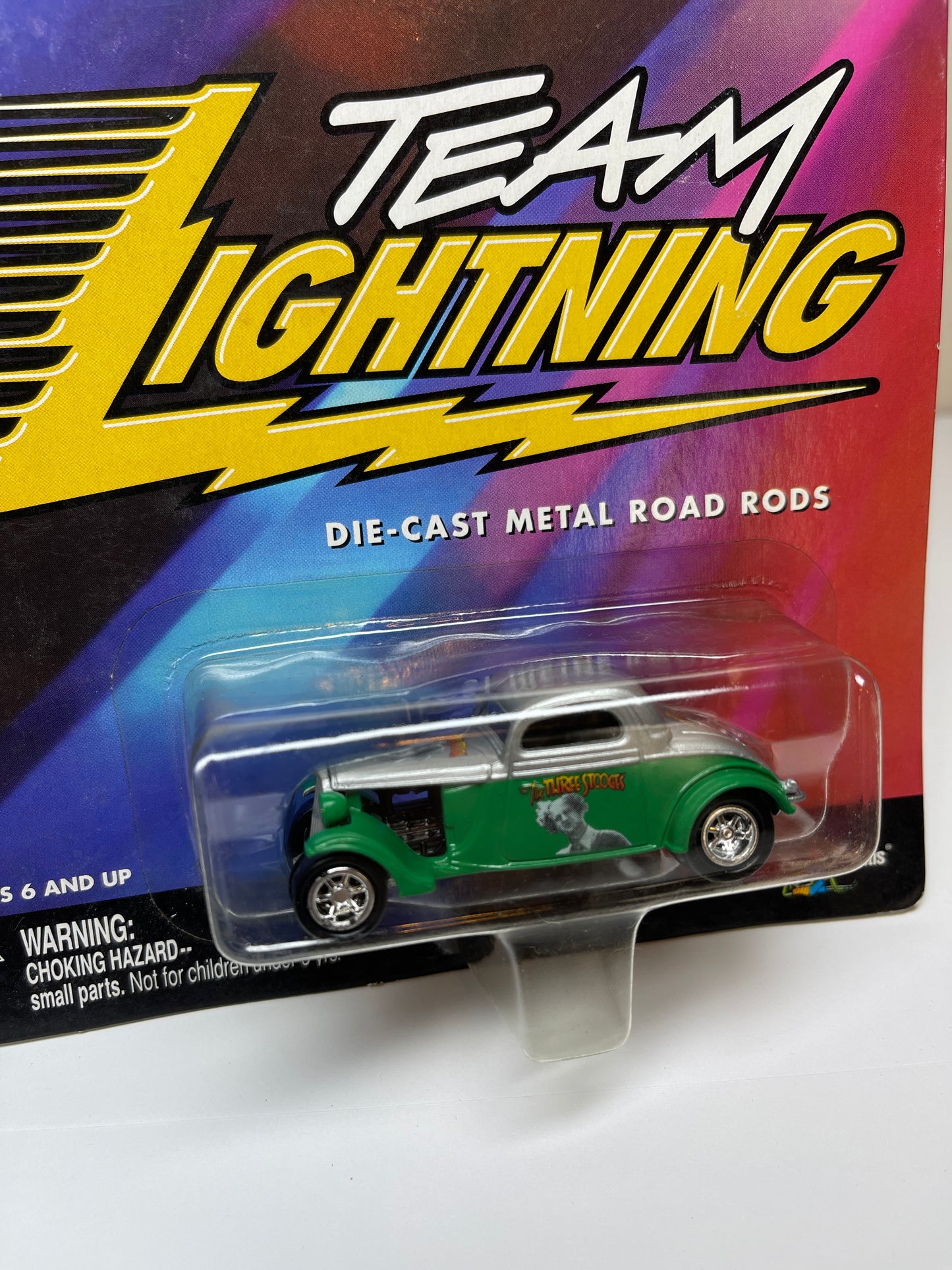 Johnny Lightning Team Lightning The Three Stooges Larry Fine