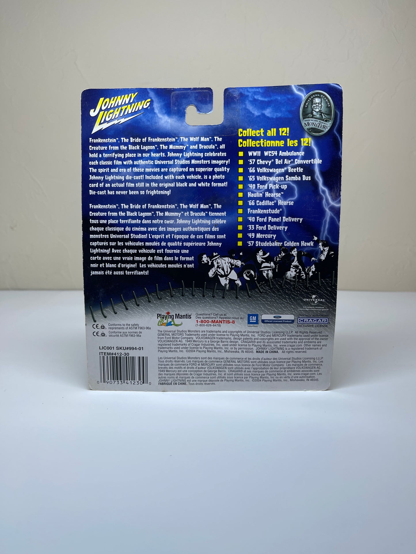 Johnny Lightning Monsters The Mummy Haulin Hearse